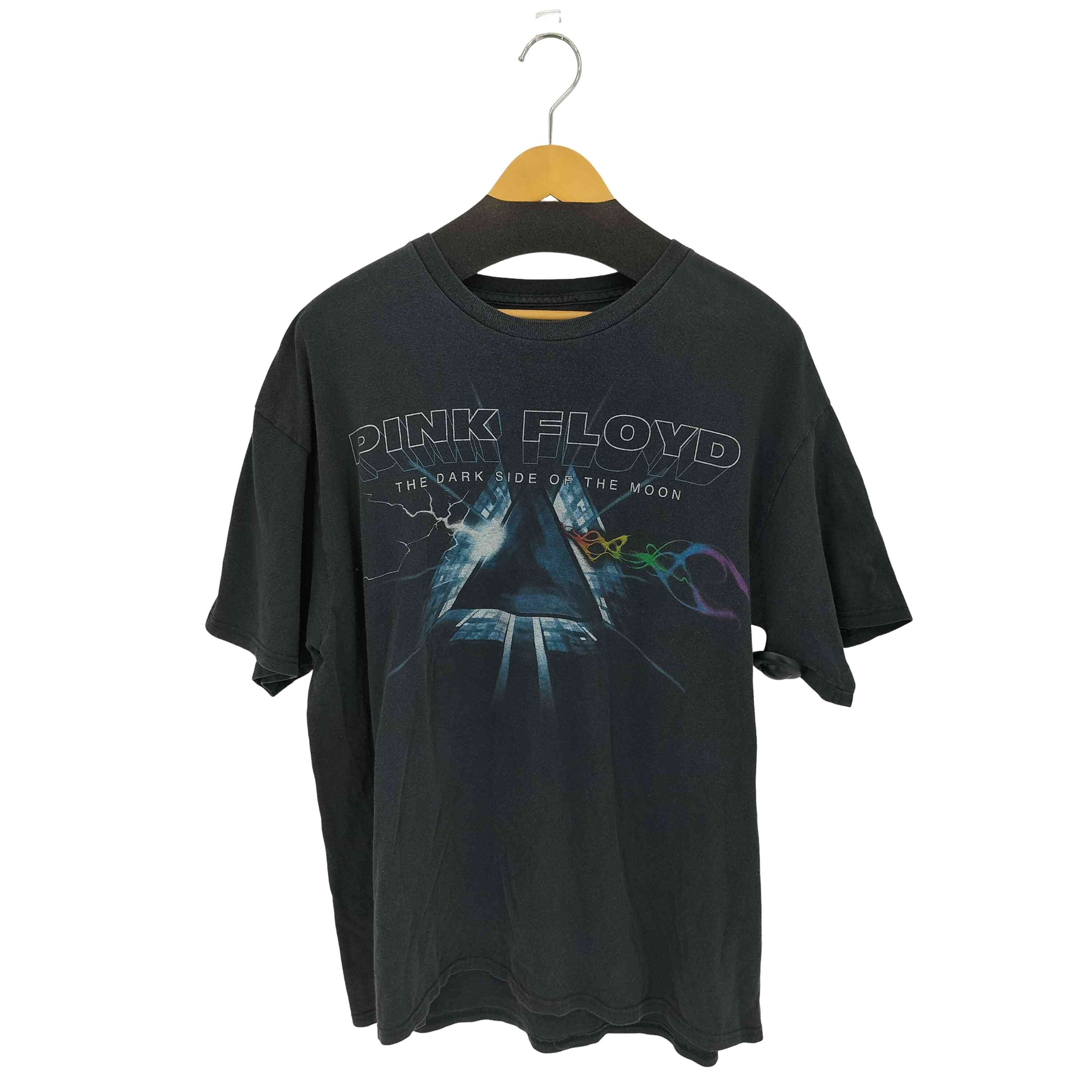 【中古】リキッドブルー LIQUID BLUE バンドプリント クルーネックTシャツ メンズ JPN：XL