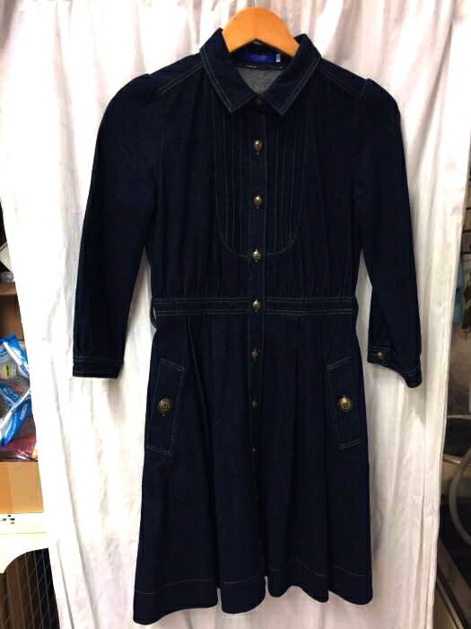 Blue Label Crestbridge ブルーレーベルクレストブリッジ デニムワンピース レディース ワンピース デニム 中古 ブランド古着バズストアbazzstore Cdm Co Mz