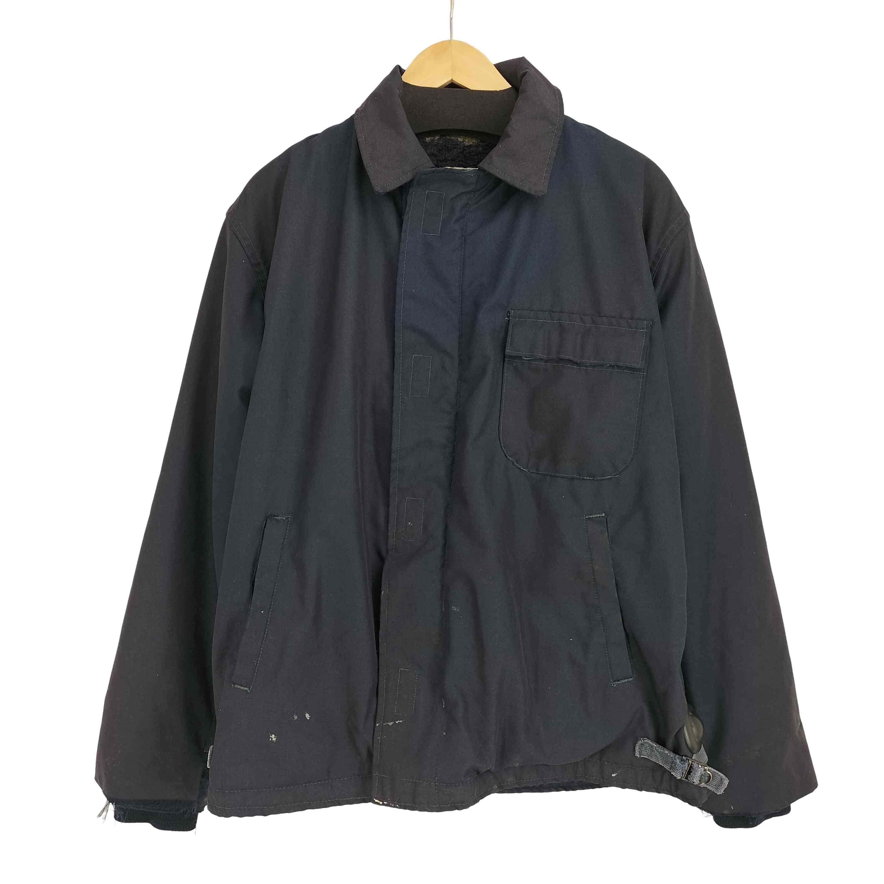 【中古】ユーエスネイビー U.S.NAVY 90S アラミド デッキジャケット メンズ 表記無