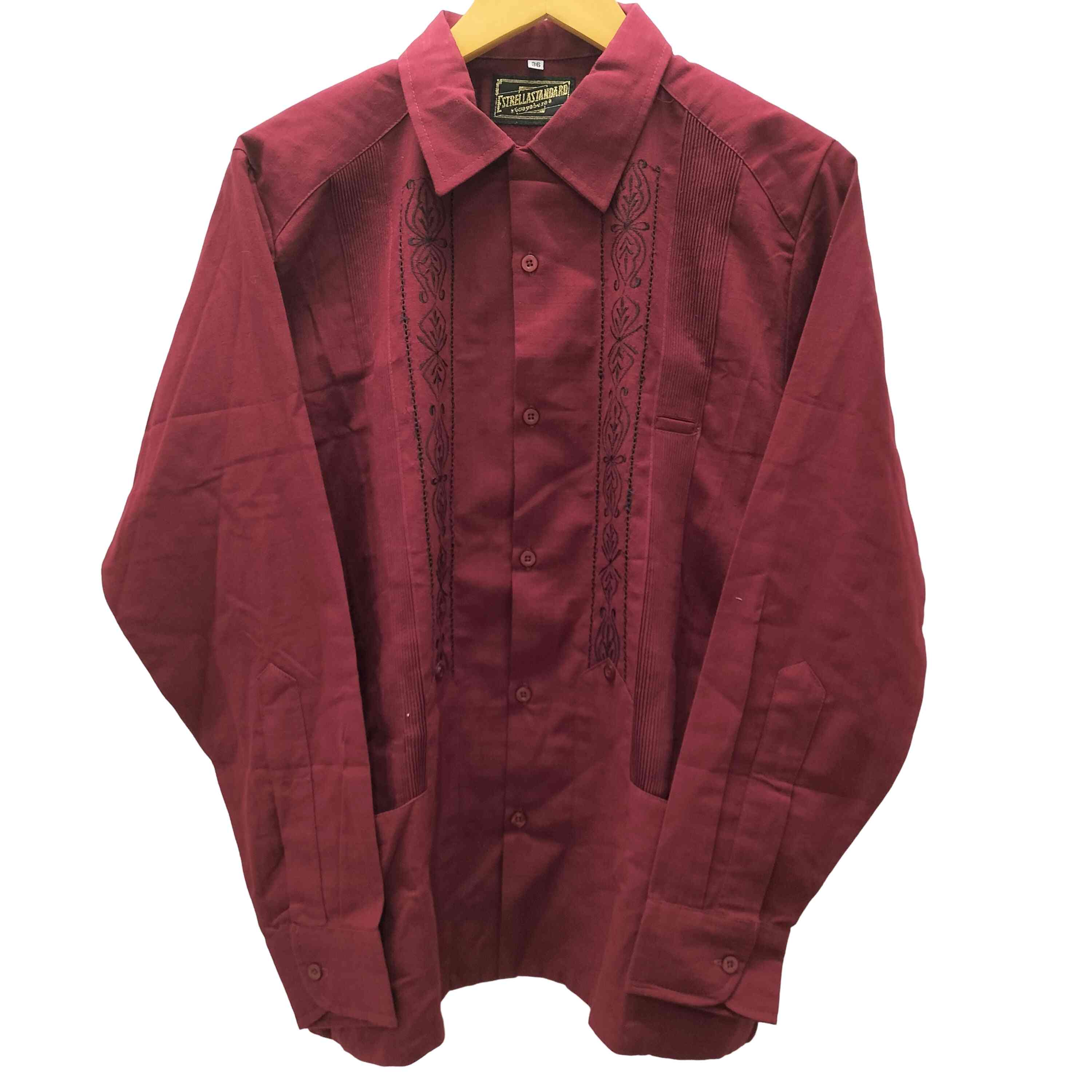 【中古】ユーズドフルギ USED古着 ESTRELLA STANDARD GUAYABERA L/S キューバ共和国 プルオーバー メンズ  36