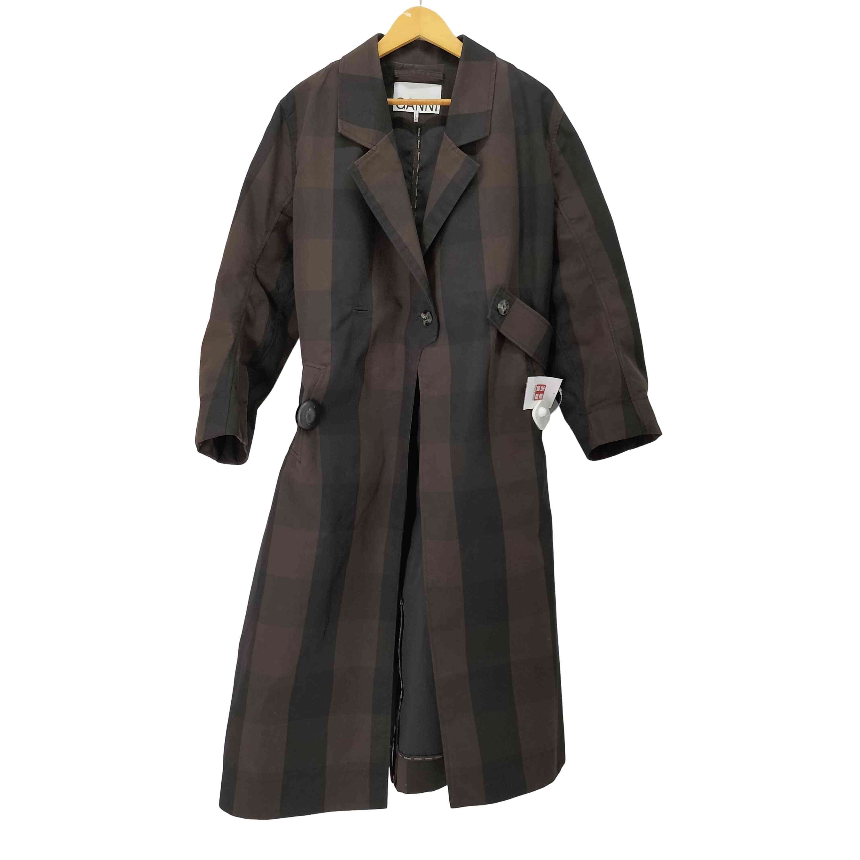 【中古】ガニー Ganni Double Cotton Coat ダブルコットンコート レディース JPN：42