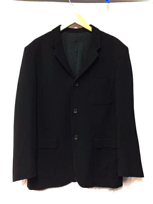 新版 Ys ワイズ テーラードジャケット レディース 90年代ビンテージ 黒系 99ss 3bウールテーラードジャケット 中古 ブランド古着バズストアbazzstore 1321 好評 Estelarcr Com