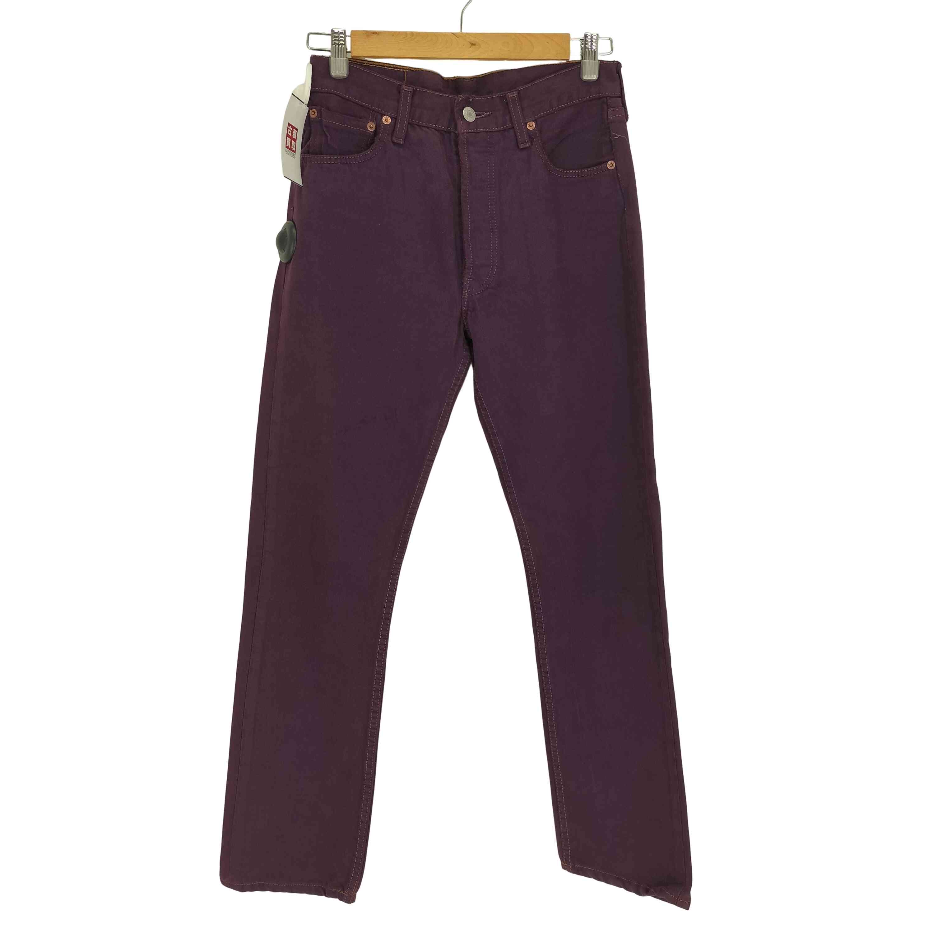 【中古】リーバイス Levis 00S ユーロリーバイス 501 ボタン裏 299 刻印 後染め 5ポケット ボタンフライ デニム パンツ 2000年製 メンズ W:30 L:34