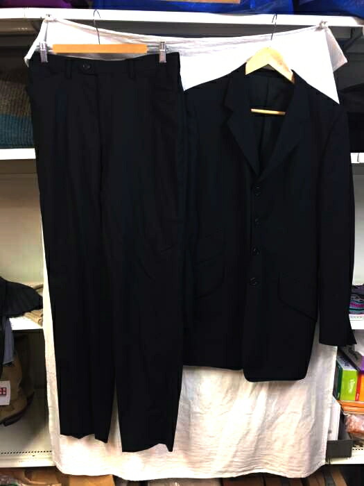 Paul Smith ポールスミス スーツセットアップ メンズ 黒系 170 スーツセットアップ 4bテーラードジャケット ノータックスラックス 中古 ブランド古着バズストアbazzstore Deerfieldtwpportage Com