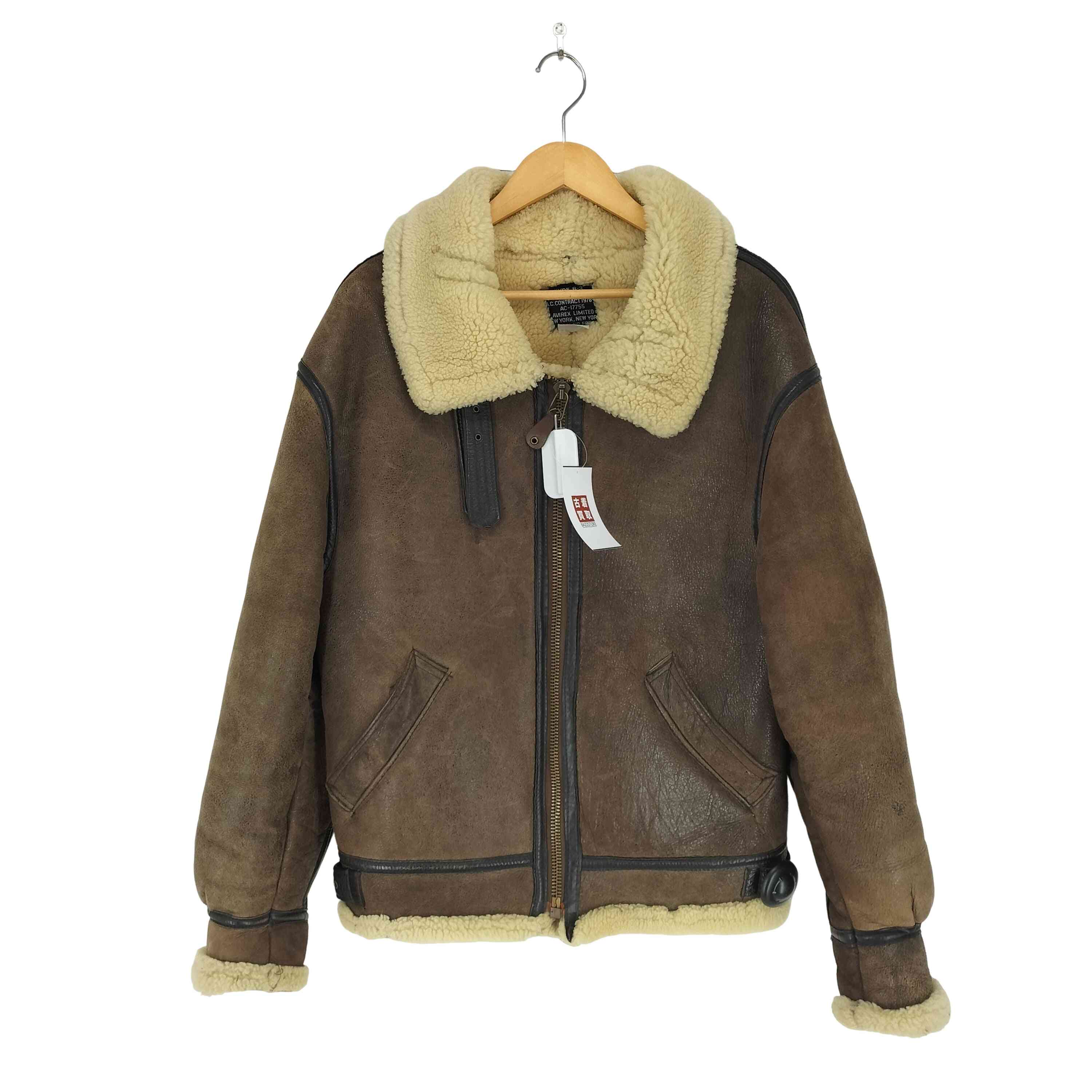 AVIREX TYPE B-3 AC-17755 USA製 34 楽天市場】AVIREX アヴィレックス 33H5595 AC-17755 B-3 シープスキン