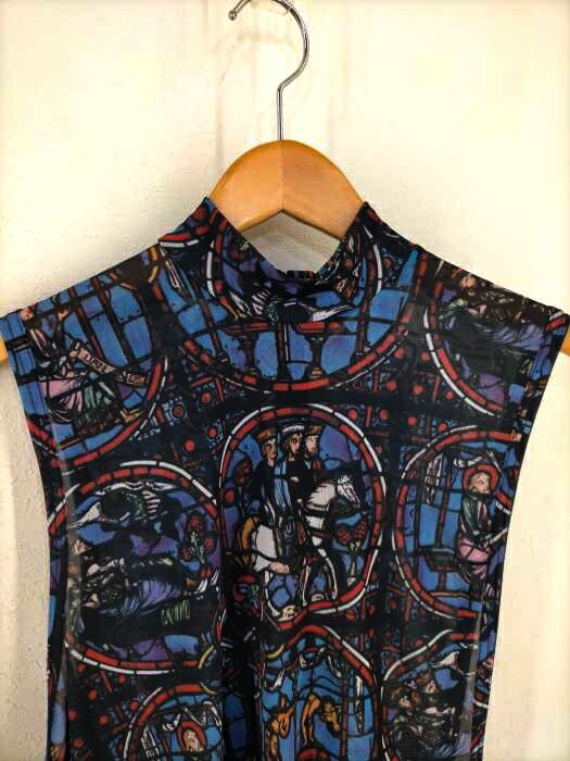 Garcons 91ss コムデギャルソン Ad1990 レディースjpn M ワンピース ステンドグラス柄シースルーワンピース コムデギャルソン Comme 91ss Des Garcons ワンピース Comme Des ワンピース Look58 コムデギャルソン レディース 赤系 青系 Jpn M 日本サイズ M 相当