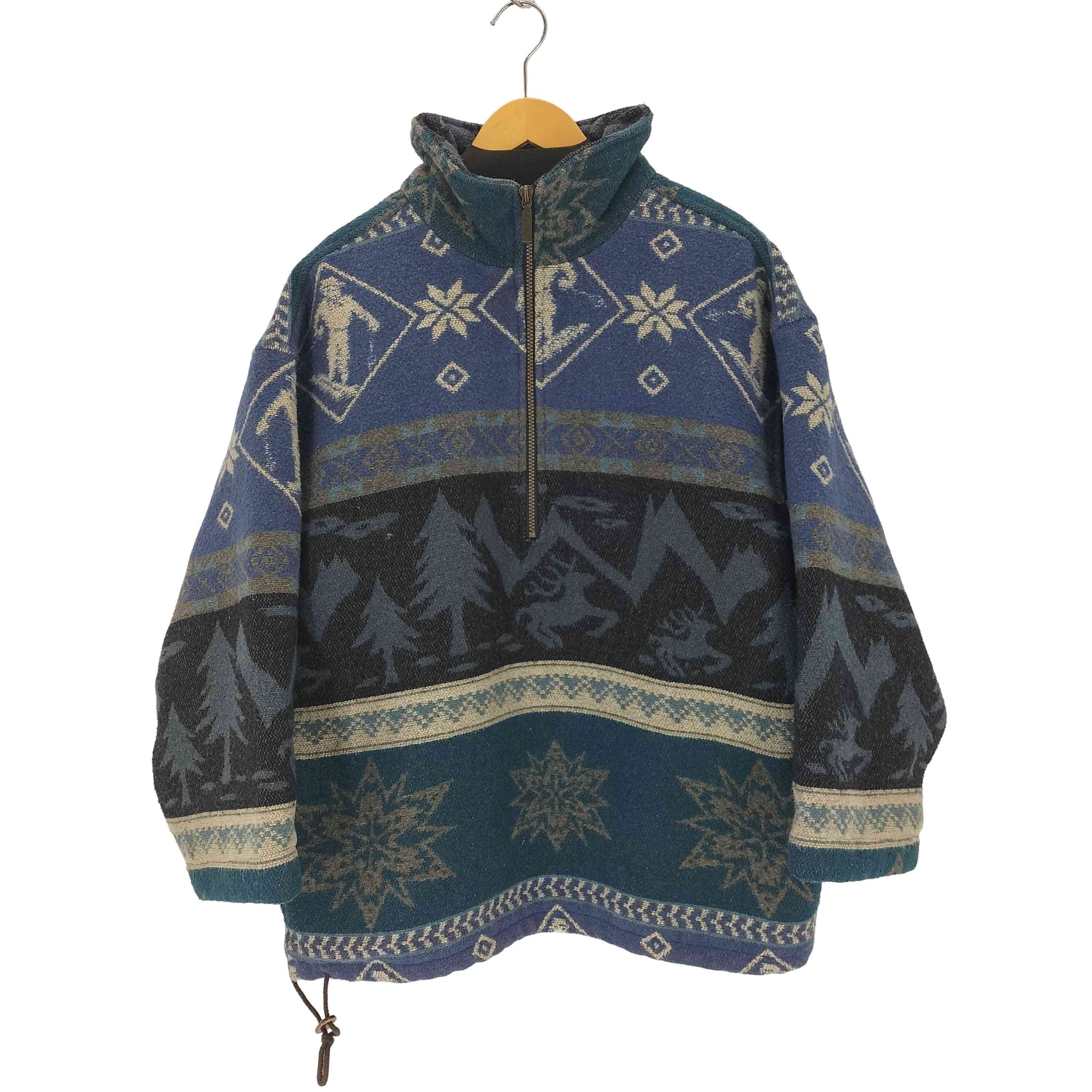 【中古】エルエルビーン L.L.Bean プルオーバーノルディックニットジャケット メンズ import：M