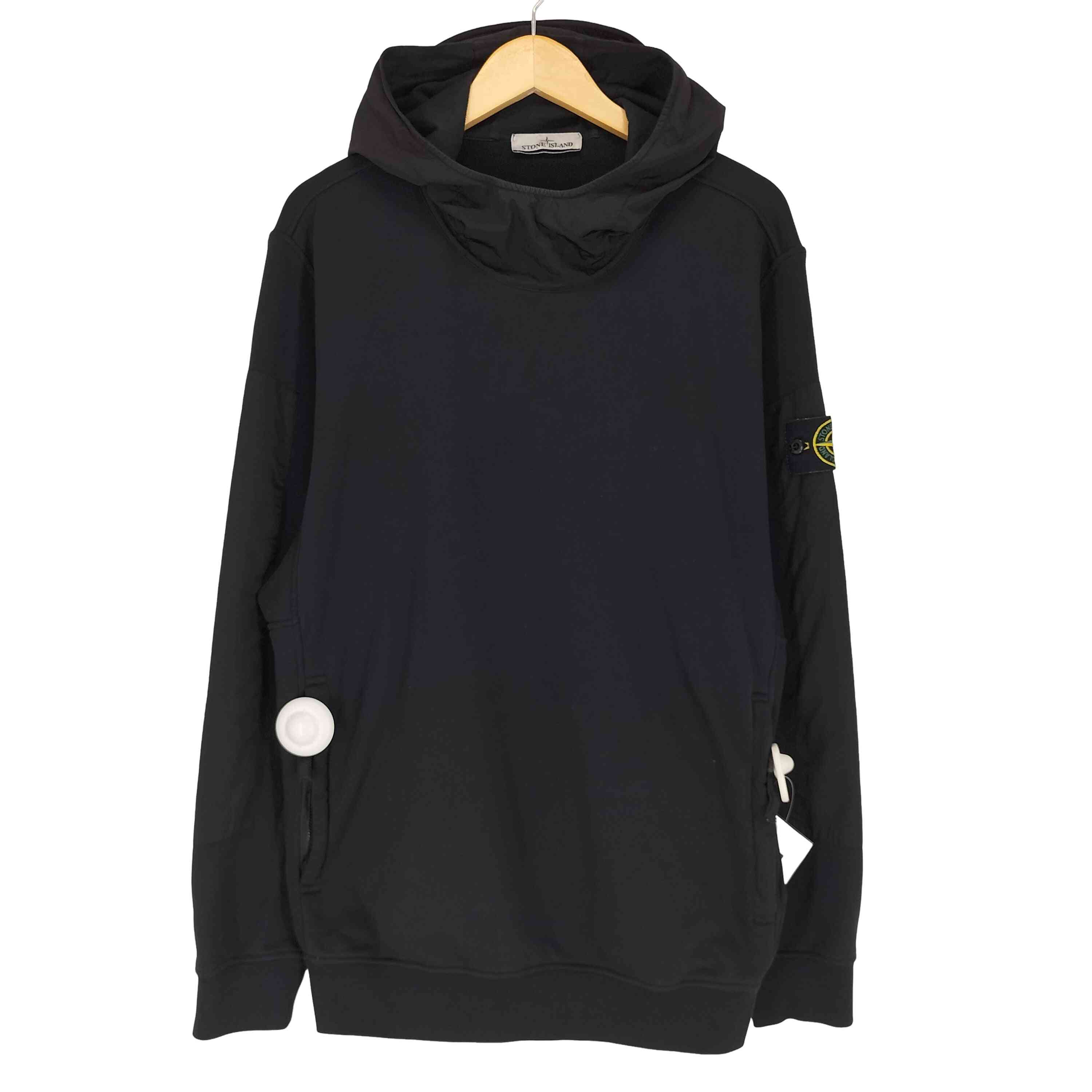 【中古】ストーンアイランド STONE ISLAND ナイロンフーディースウェット メンズ  XL