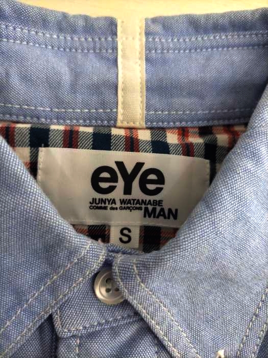 Eye Junya Watanabe Comme Des Garcons Man アイジュンヤワタナベコムデギャルソンマン Tシャツ メンズ 17 老年三春夏時新作 コミュニスト家柄 青色系 Jpn S 日本大きさ S 思い切り 17ss オックスフォードボタンダウンシャツ 中古 ブランド名古着バズ販売店bazzstore