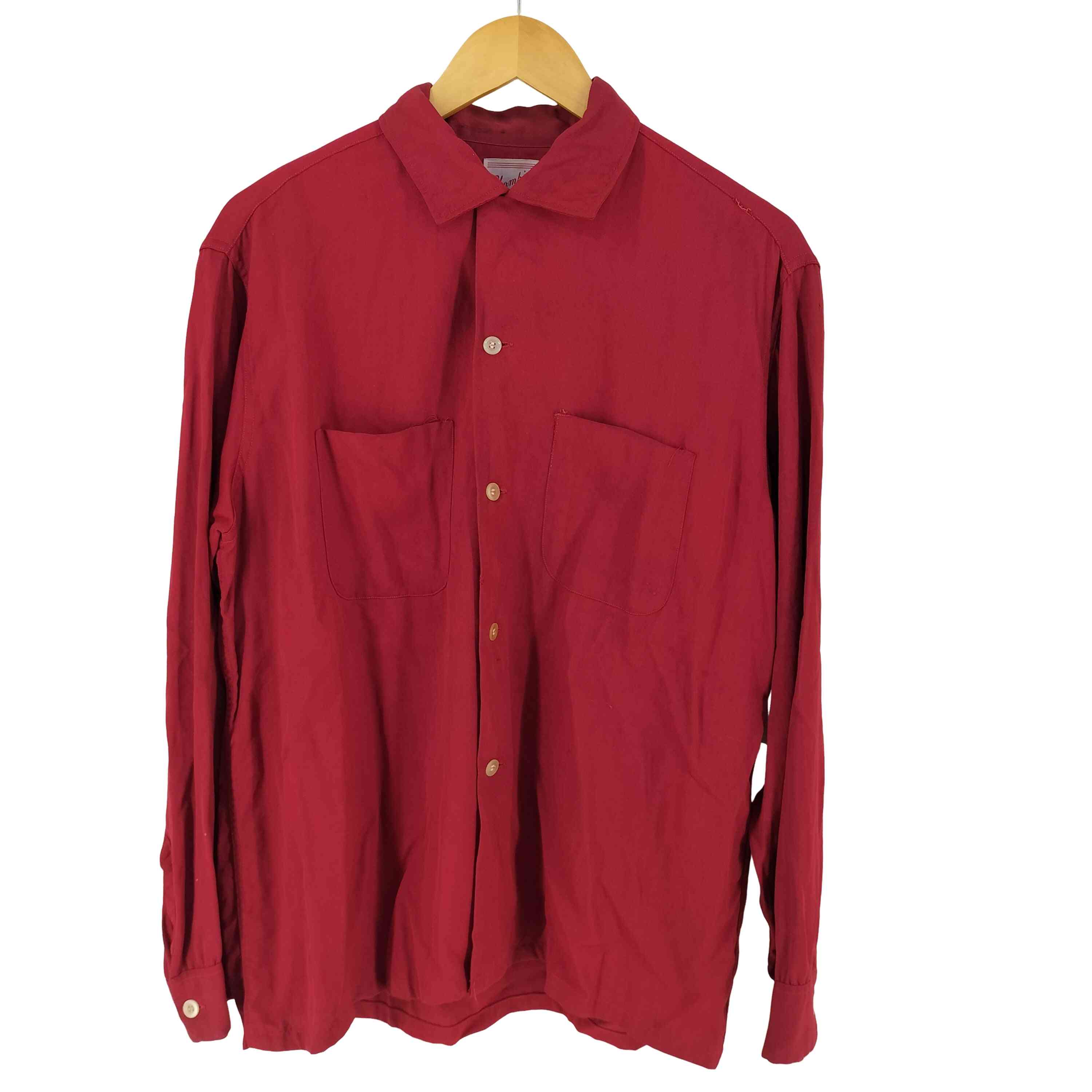【中古】チャンピオン Champion 50-60s オープンカラーシャツ メンズ L 16 1/2|BAZZSTORE ブランド古着バズストア