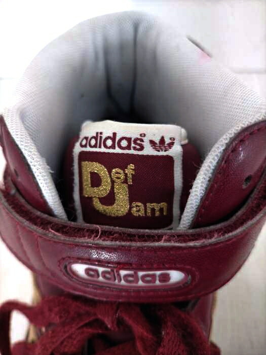 Adidas アディダス スニーカー メンズ ゴールド体系 赤色系 Jpn 29 日本サイズ 29cm 転た 09年間製 Forum Mid Def Jam 25th Aniversary ハイ減少スニーカー 中古 商標名古着バズ倉bazzstore アディダス Adidas スニーカー メンズjpn 29 09年製 Forum Mid Def