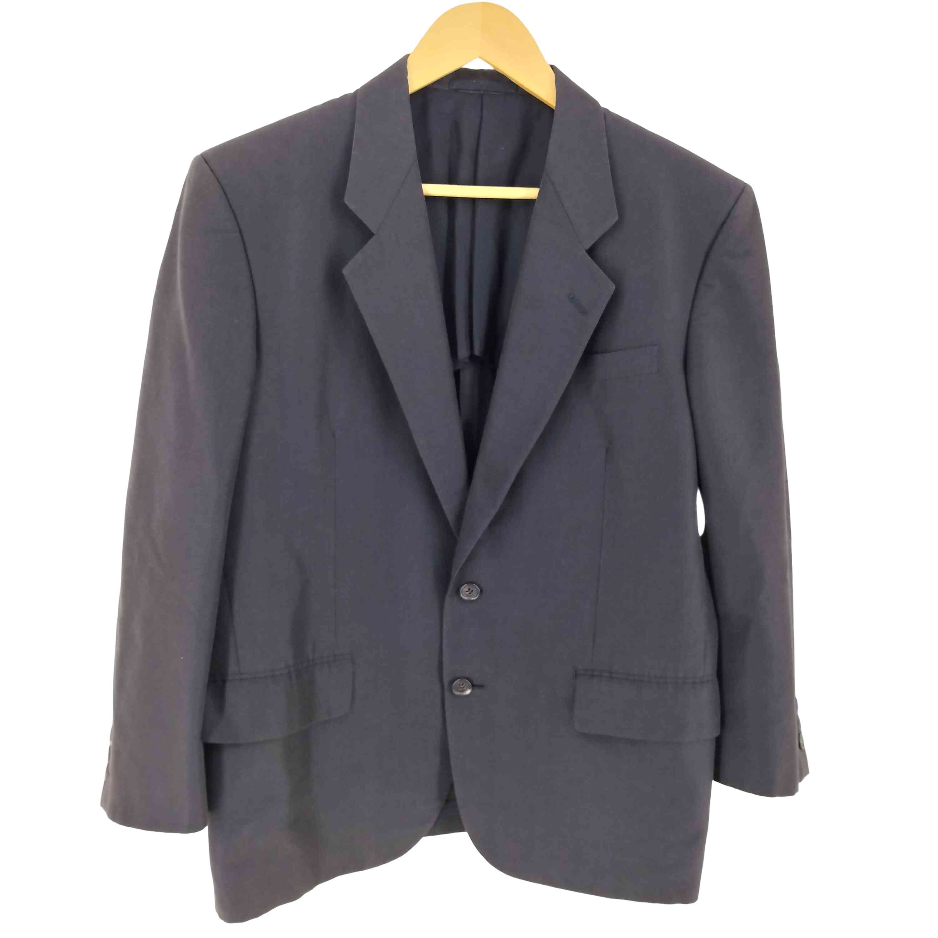 【中古】コムデギャルソンオムドゥ COMME des GARCONS HOMME DEUX 90s モヘヤ混 2B テーラードジャケット メンズ JPN：S