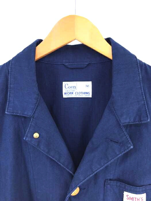 楽天市場 Coen コーエン Smiths コート メンズ 青系 Jpn M 日本サイズ M 相当 別注ショップコート 中古 ブランド古着バズストアbazzstore 021020 Bazzstore ブランド古着バズストア