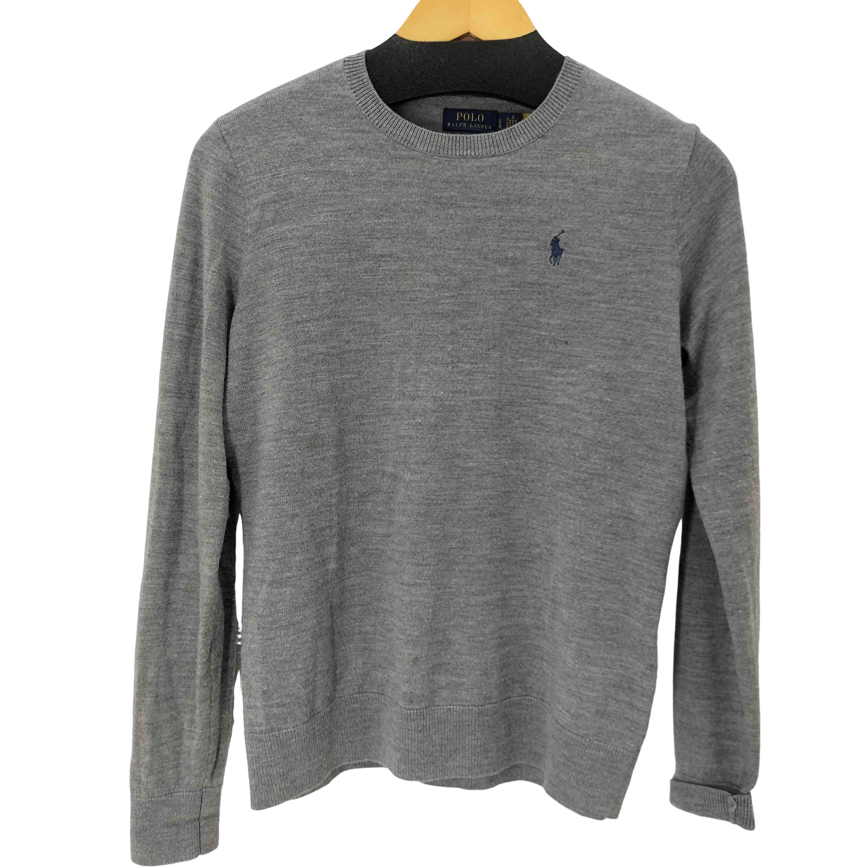最終お値下げ【新品未使用タグ付き】ラルフローレン ホワイト半袖コットンニット M 楽天市場】【中古】POLO RALPH LAUREN コットンニットセーター