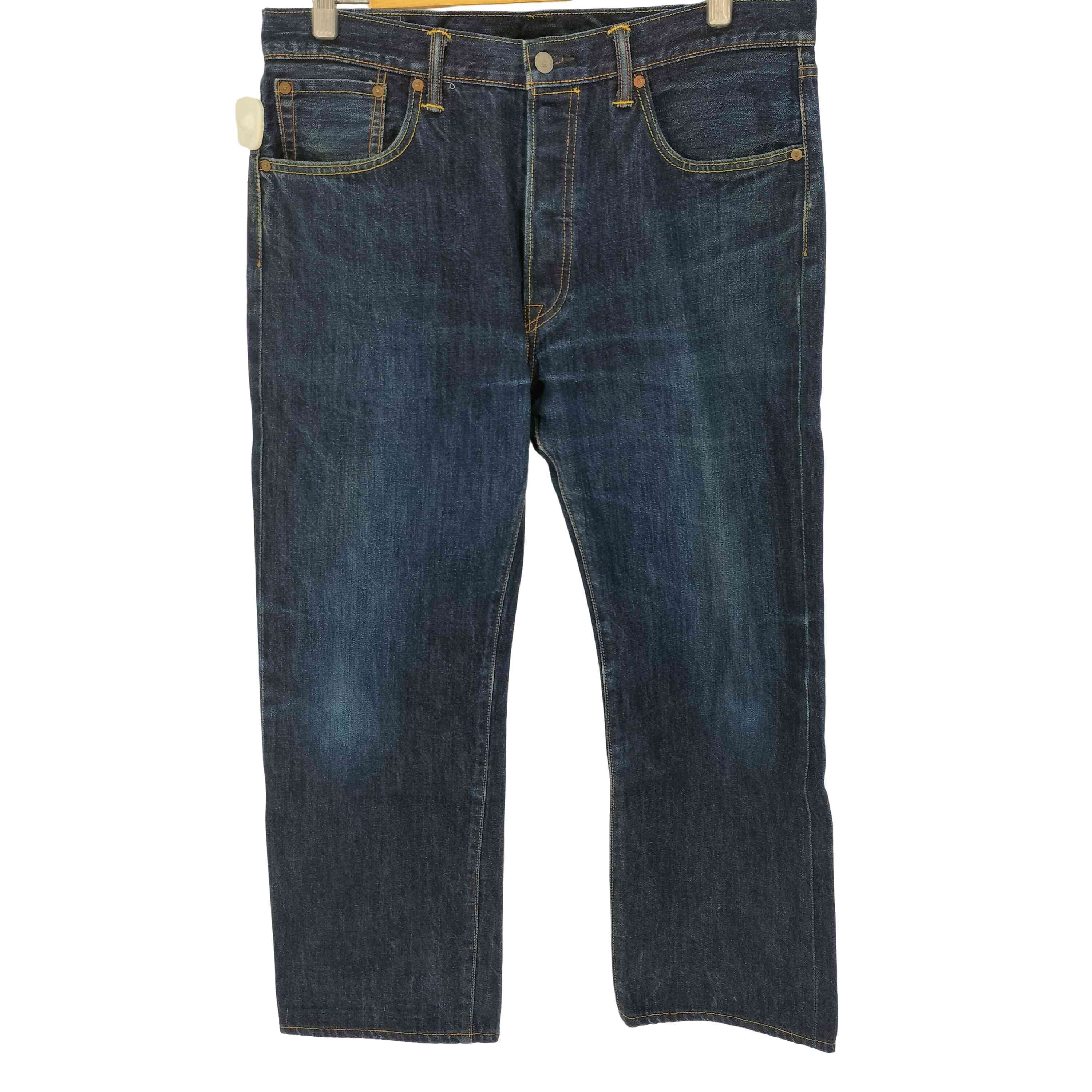 【中古】リーヴァイズジーンズ Levis 501 名取り草裏3496 赤耳 名取り草飛球 引っ切り無いジーンズ メンズ  W36/L34