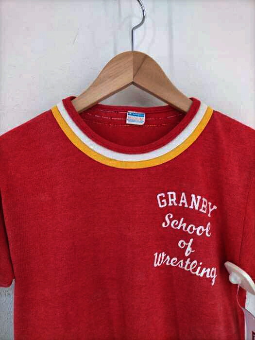 Champion チャンピオン 70s バータグ ラバープリント リンガーtシャツ メンズ トップス Tシャツ カットソー 中古 ブランド古着バズストアbazzstore Brandingidentitydesign Com