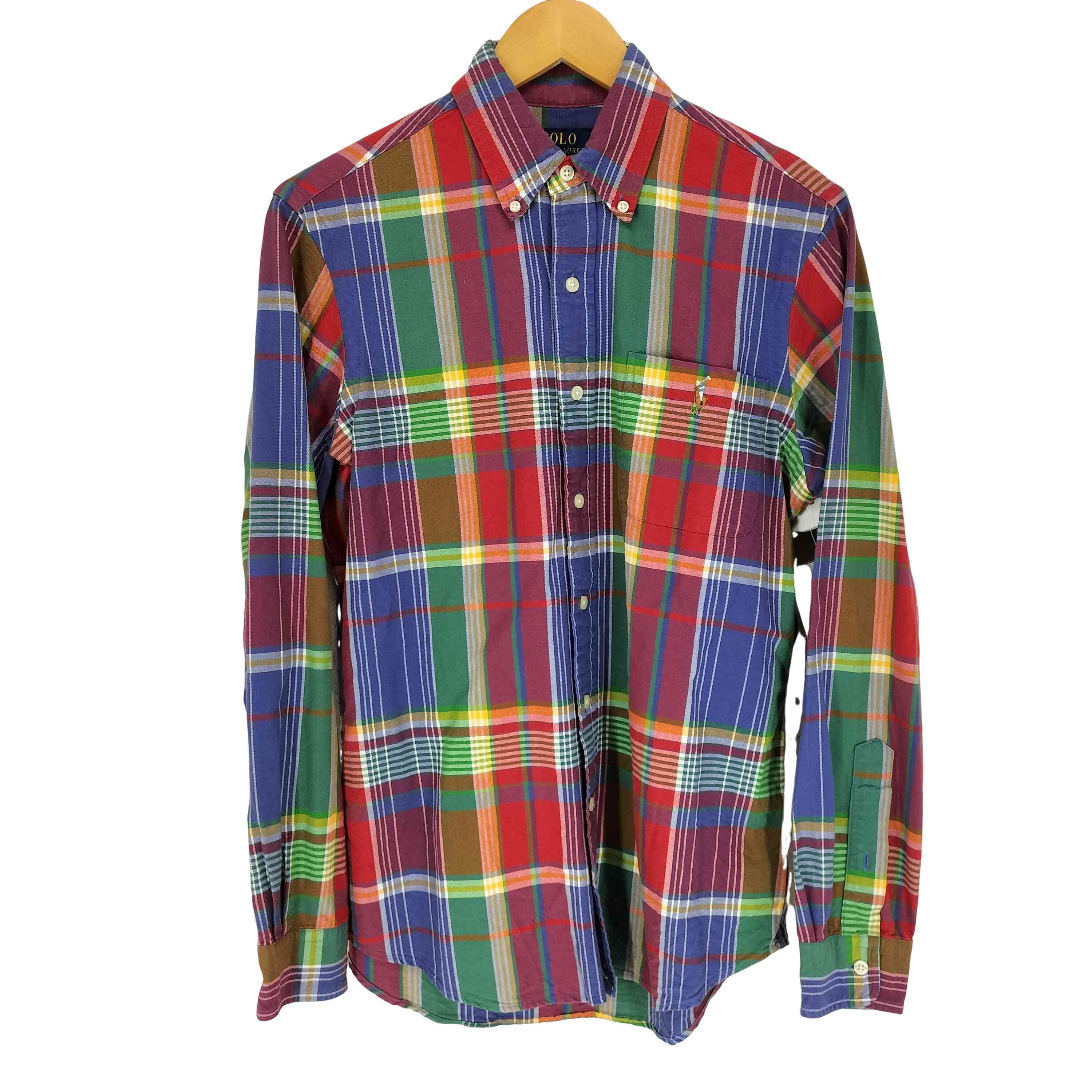 【中古】ポロラルフローレン POLO RALPH LAUREN Classic Fit Plaid Oxford Shirt メンズ S 6,591円