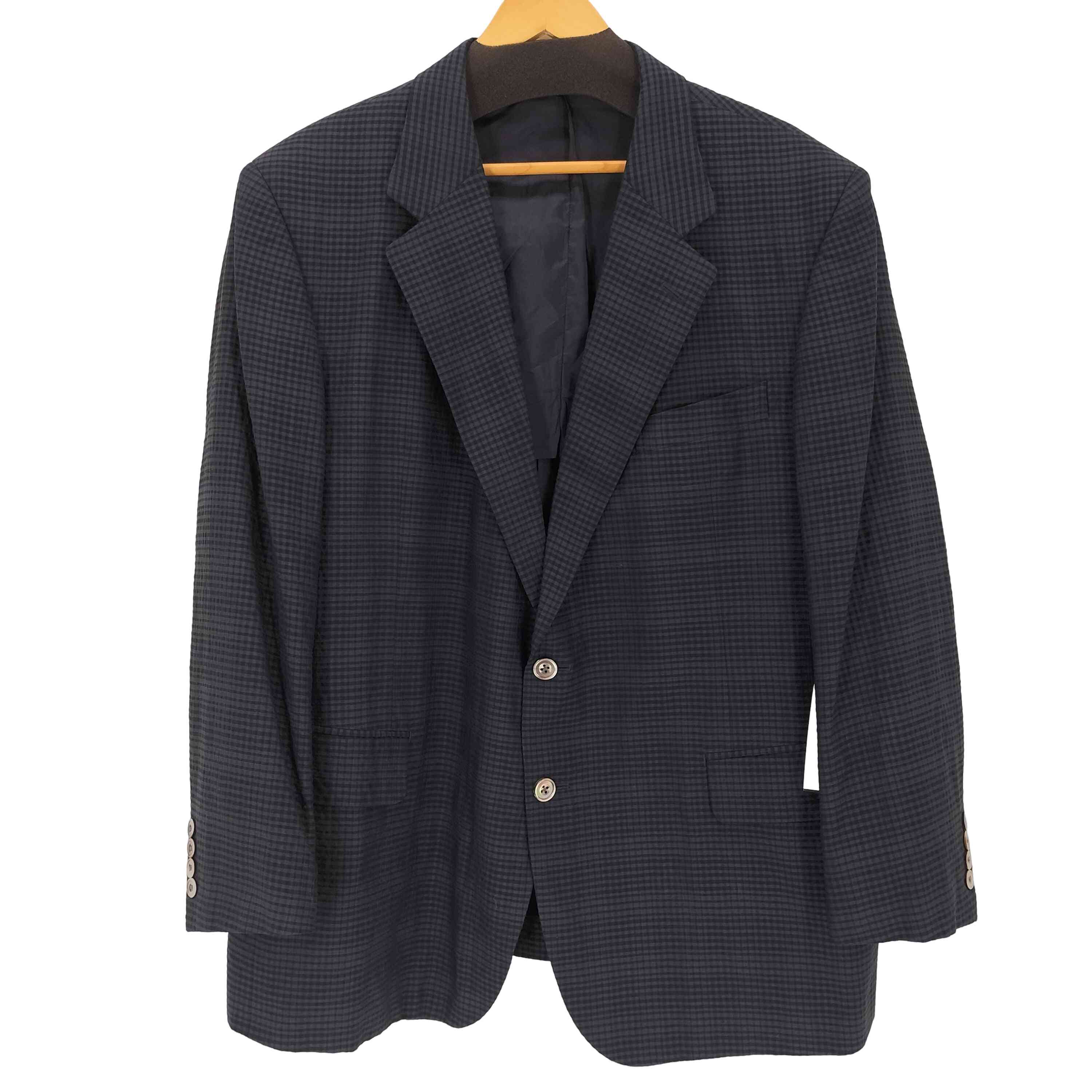 【中古】バーバリーロンドン BURBERRY LONDON mohair\u0026silk モヘヤ地絹混テーラードジャケット メンズ 書きあらわす無