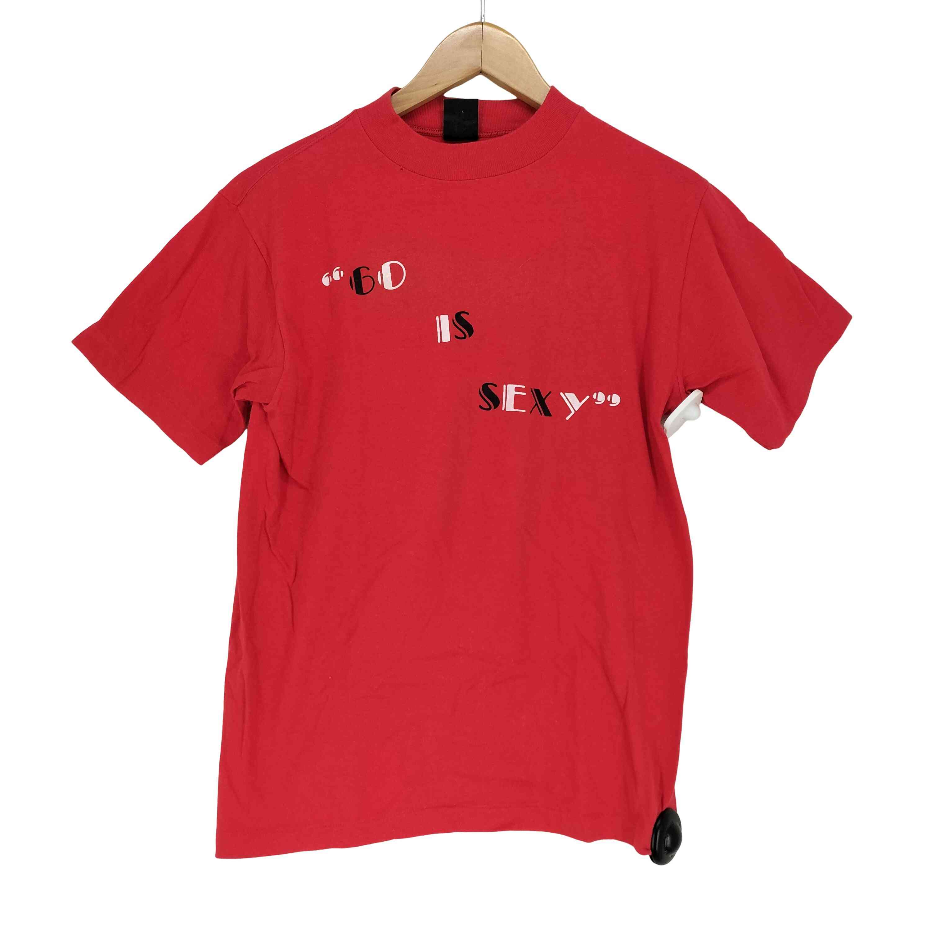【中古】アンビル Anvil 80s 60 is sexy Tシャツ メンズ  m