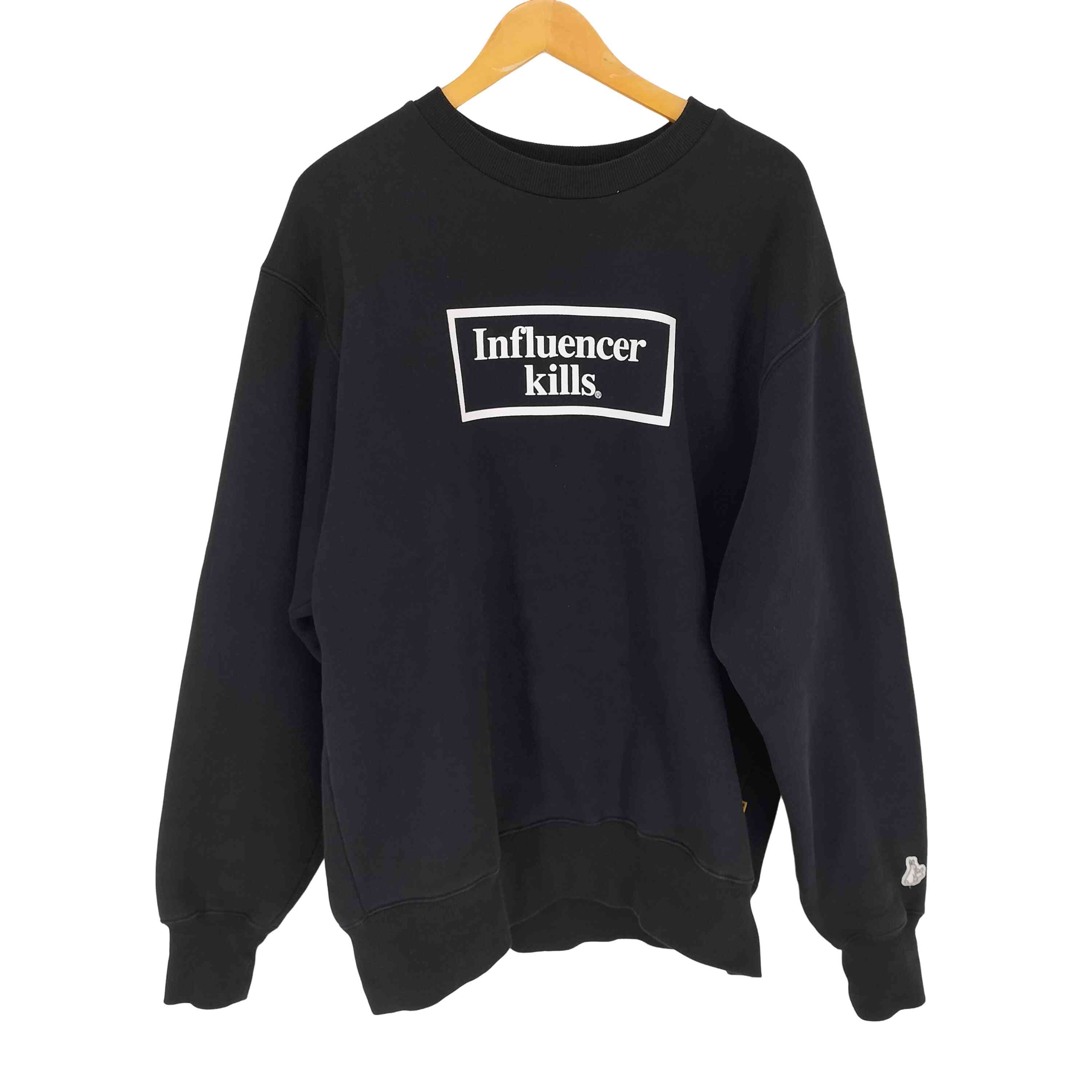 【中古】エフアールツー FR2 Influencer Kills ボックスロゴスウェット メンズ XL