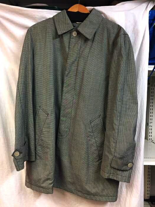 ブランド古着バズストアbazzstore Bazzstore 日本サイズ L 黒系 ギンガムチェック 17ss ギンガムチェック 日本サイズ L ステンカラーコート メンズ Smith ステンカラーコート ギンガムチェック ポールスミスコレクション Paul メンズ Paul ステンカラーコート Jpn