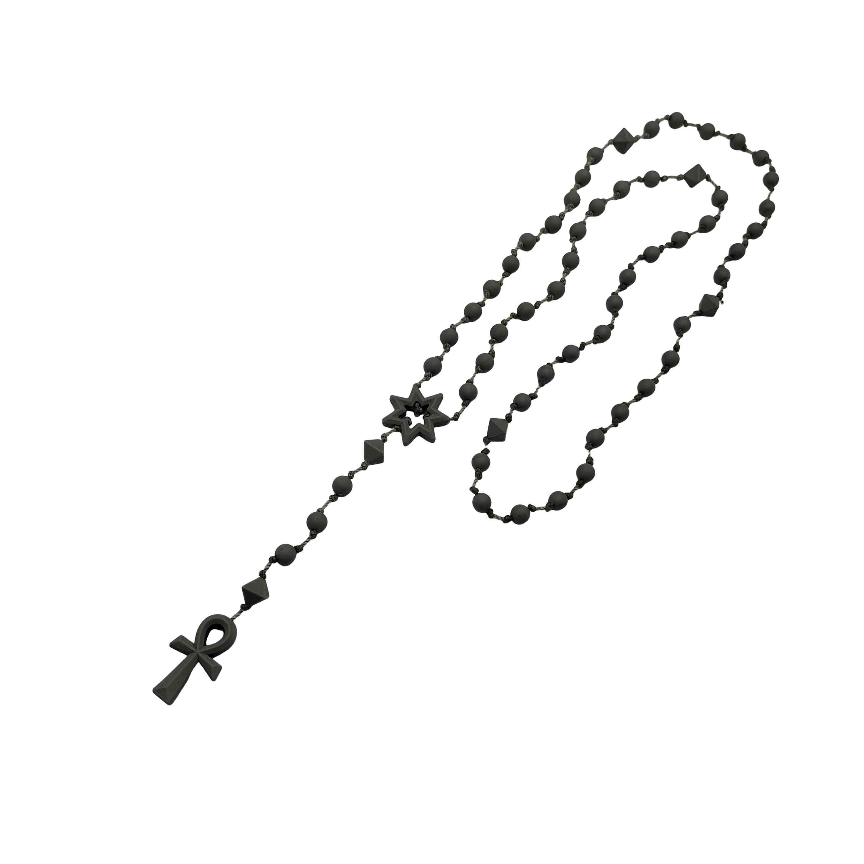【中古】ユーズドフルギ USED古着 Fake as flower ankh rosary FAF 念珠 ロザリー はりつけ台 ジーザス 首飾り メンズ 書きあらわす無