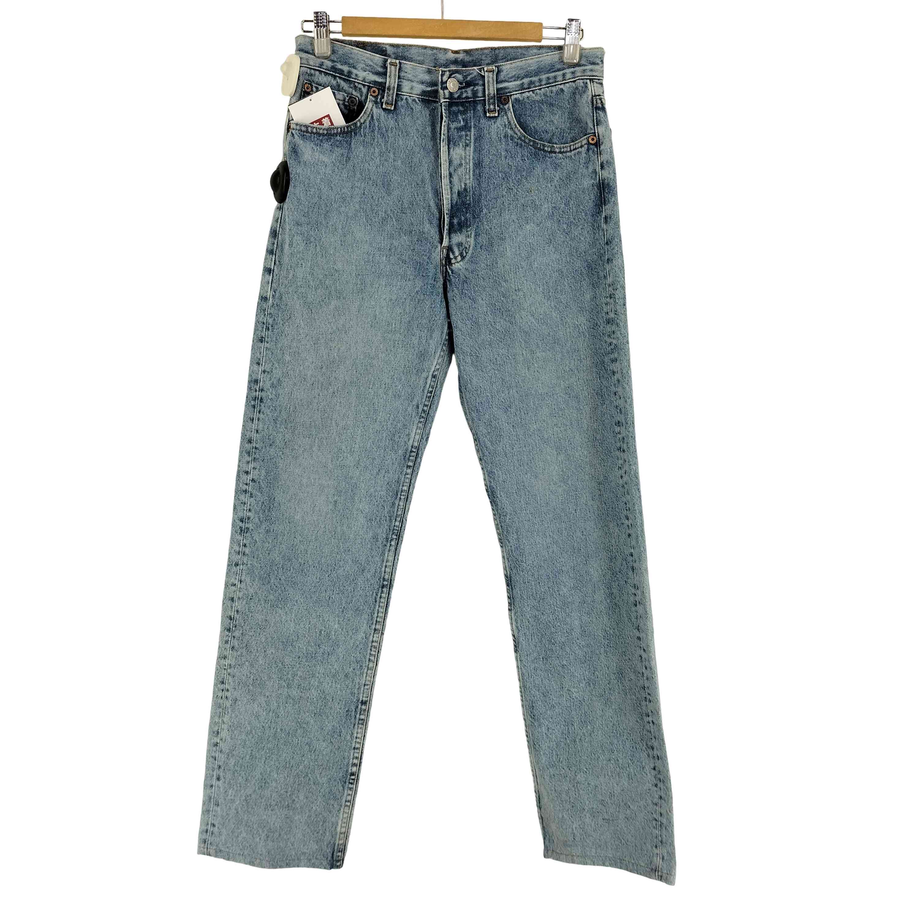 【中古】リーヴァイズジーンズ Levis 80-90s USA製 名取り草裏555目じるし 501XX 名取り草飛球 ジーンズズボン下 メンズ  W31