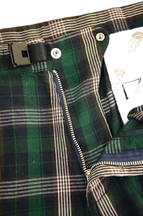 The North Face 青系 Purple Label ノースフェイスパープルレーベル クライミングパンツ メンズ 緑系 青系 32inch 81 Twill Check Wide Field Pants 中古 ブランド古着バズストアbazzstore 2806 Bazzstore ブランド古着バズストアノースフェイスパープル