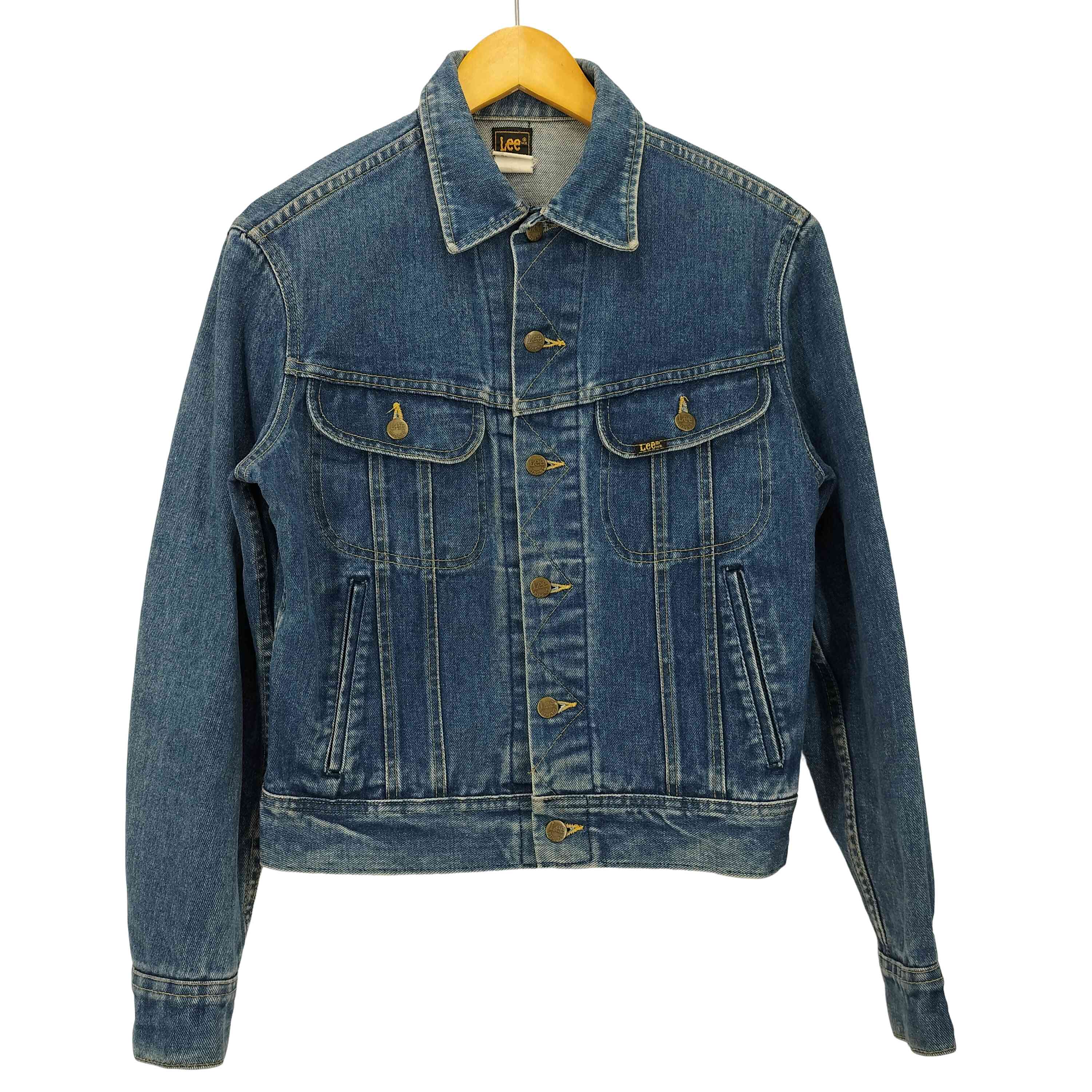 【中古】リー Lee 80S USA製 220 デニムジャケット メンズ 38REG｜BAZZSTORE ブランド古着バズストア