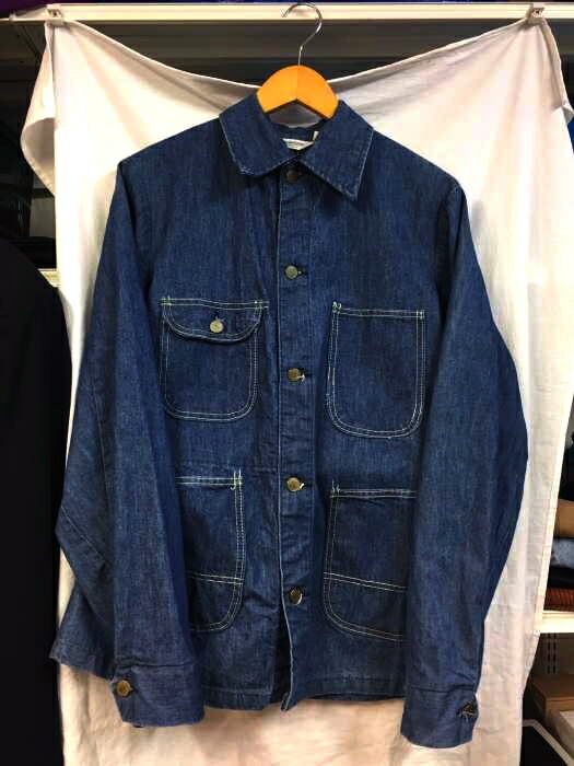 Key Imperial キー カバーオール メンズ 70年代ビンテージ 緑系 Us 38 70s デニム地カバーオール 中古 ブランド古着バズストアbazzstore Maf Gov Ws