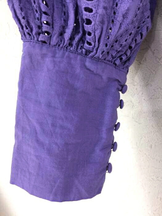 Ameri アメリ シフォンワンピース レディース 紫系 リユース バズストア Medi Ameri Crumple Cotton Lace Dress レース切替ドレスワンピース 中古 ブランド古着バズストアbazzstore 2906 Bazzstore ブランド古着バズストアアメリ Ameri シフォンワンピース