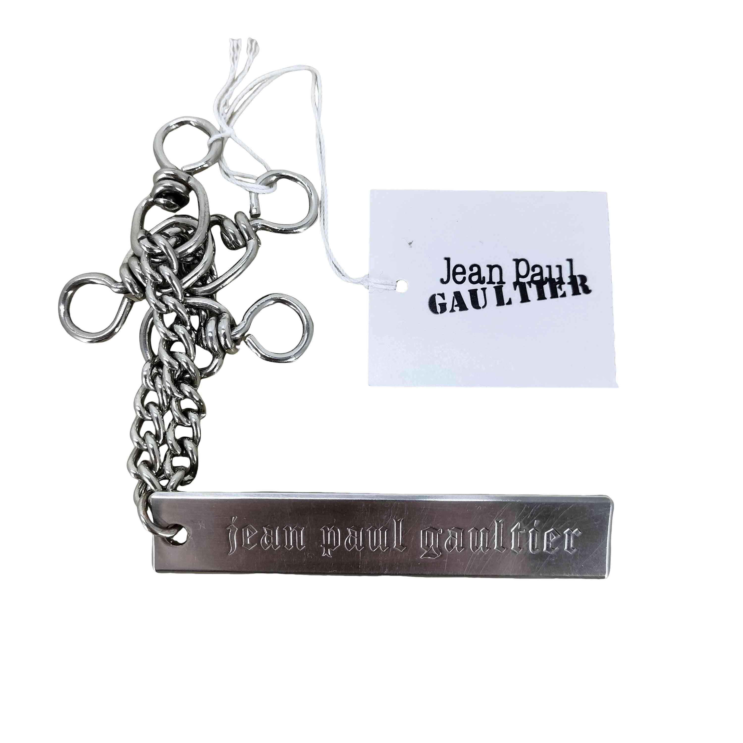 Jean Paul GAULTIER キーホルダー　ゴルチェ キーチェーン Jean Paul GAULTIER ドッグタグ キーホルダー キーリング 廃盤