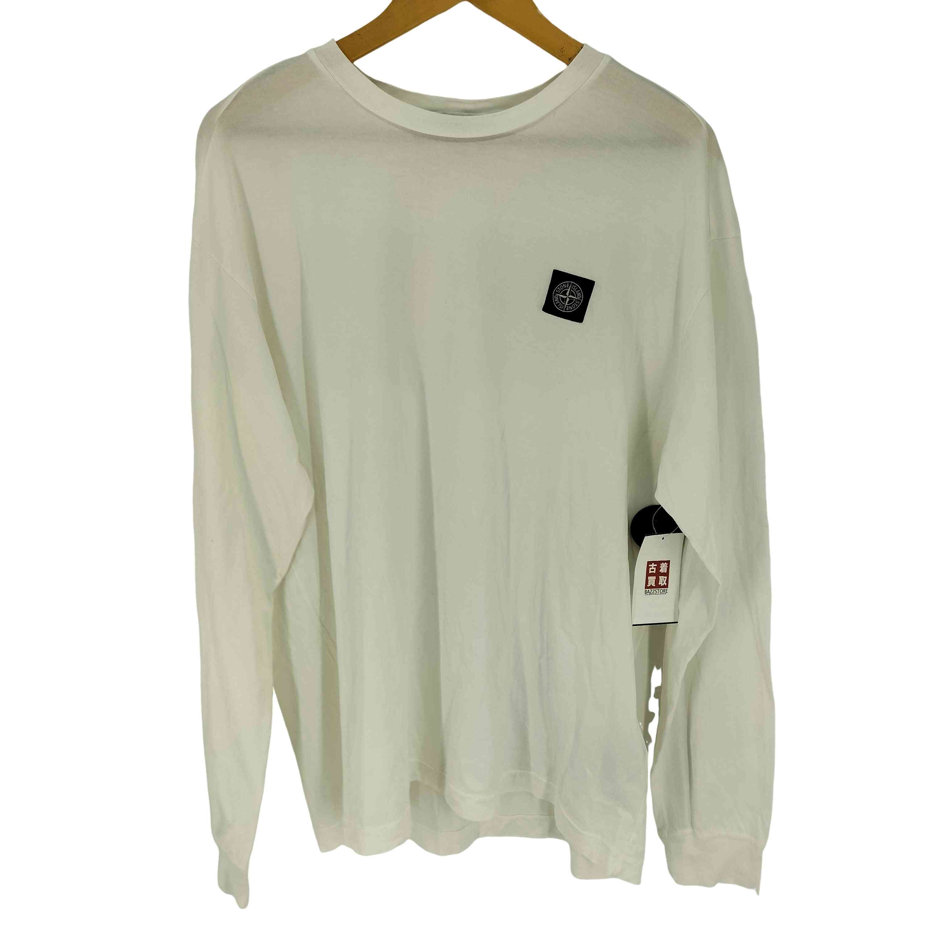 【中古】ストーンアイランド STONE ISLAND ロゴタイプ継ぎ切れ ロンT メンズ import：XXL