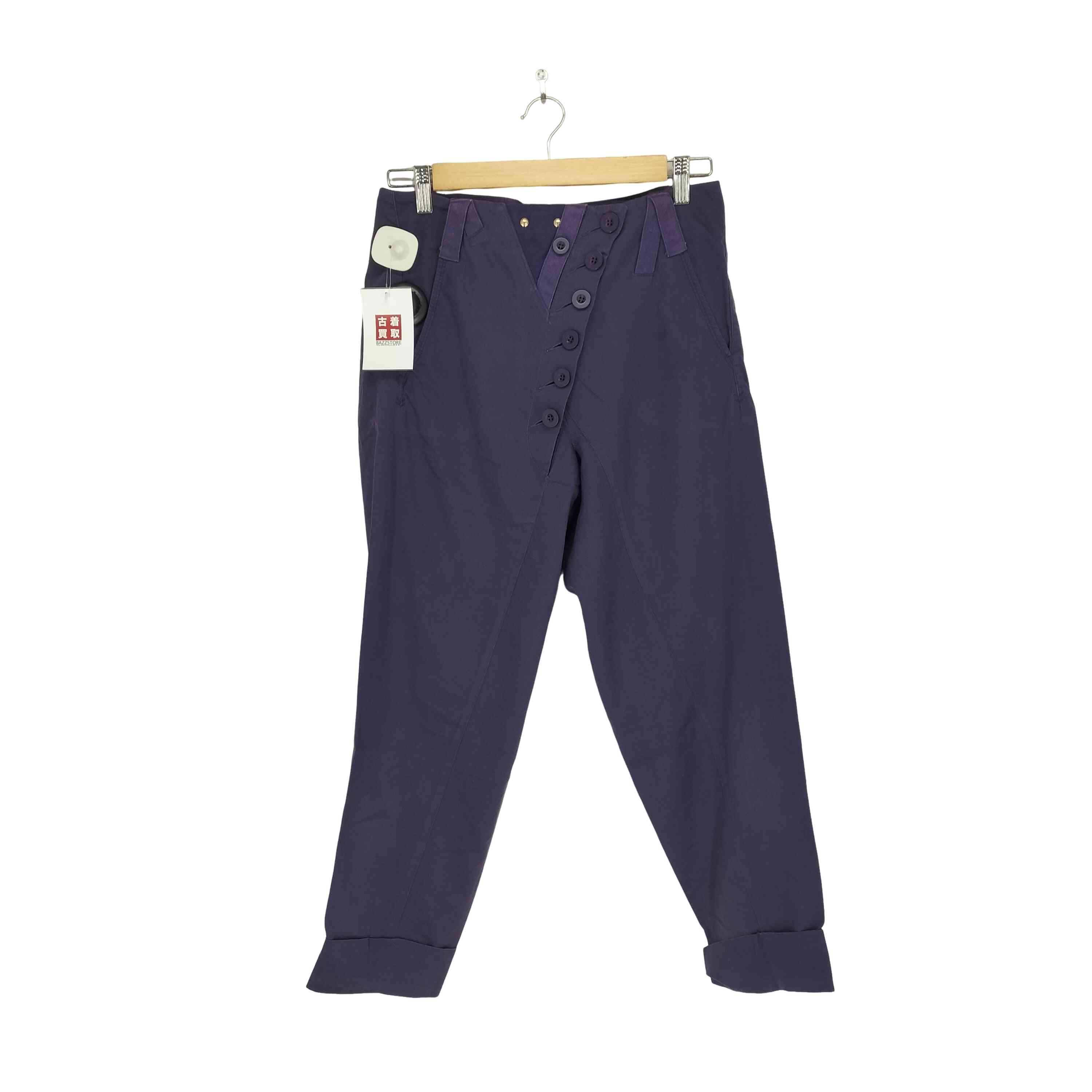 【中古】マリテフランソワジルボー MARITHE FRANCOIS GIRBAUD GIR+A&F アシメフロント サルエルパンツ レディース M