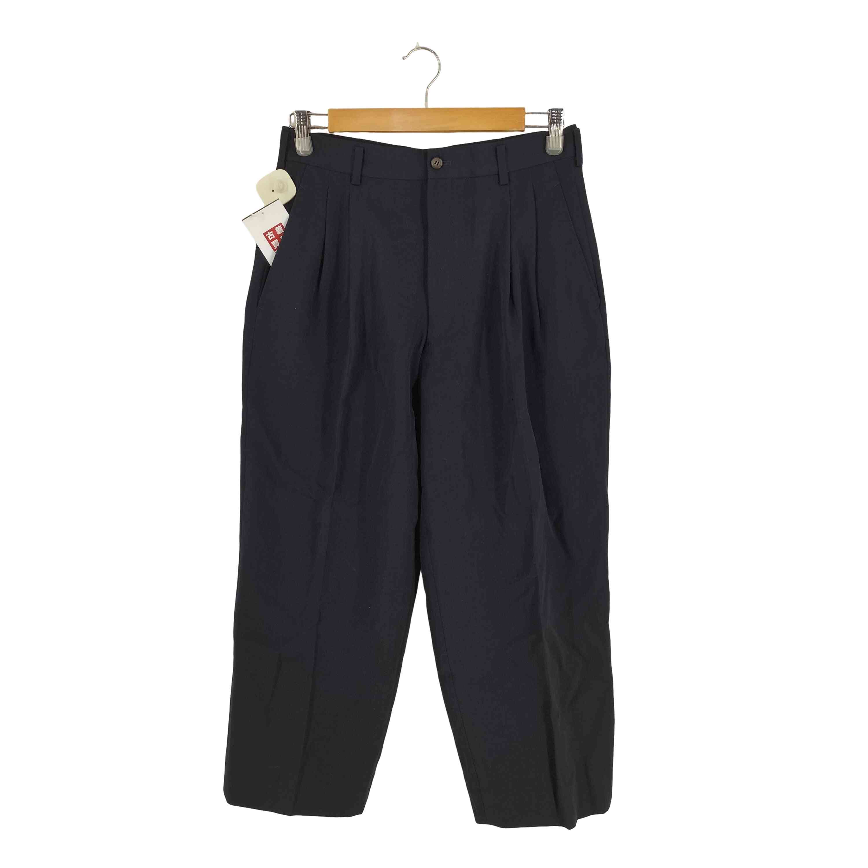 未使用AD2020 COMMEdesGARCONSオムプリュス変形パンツ POLYESTER COCOON PANTS BLACK - COMME des GARÇONS HOMME PLUS(コム