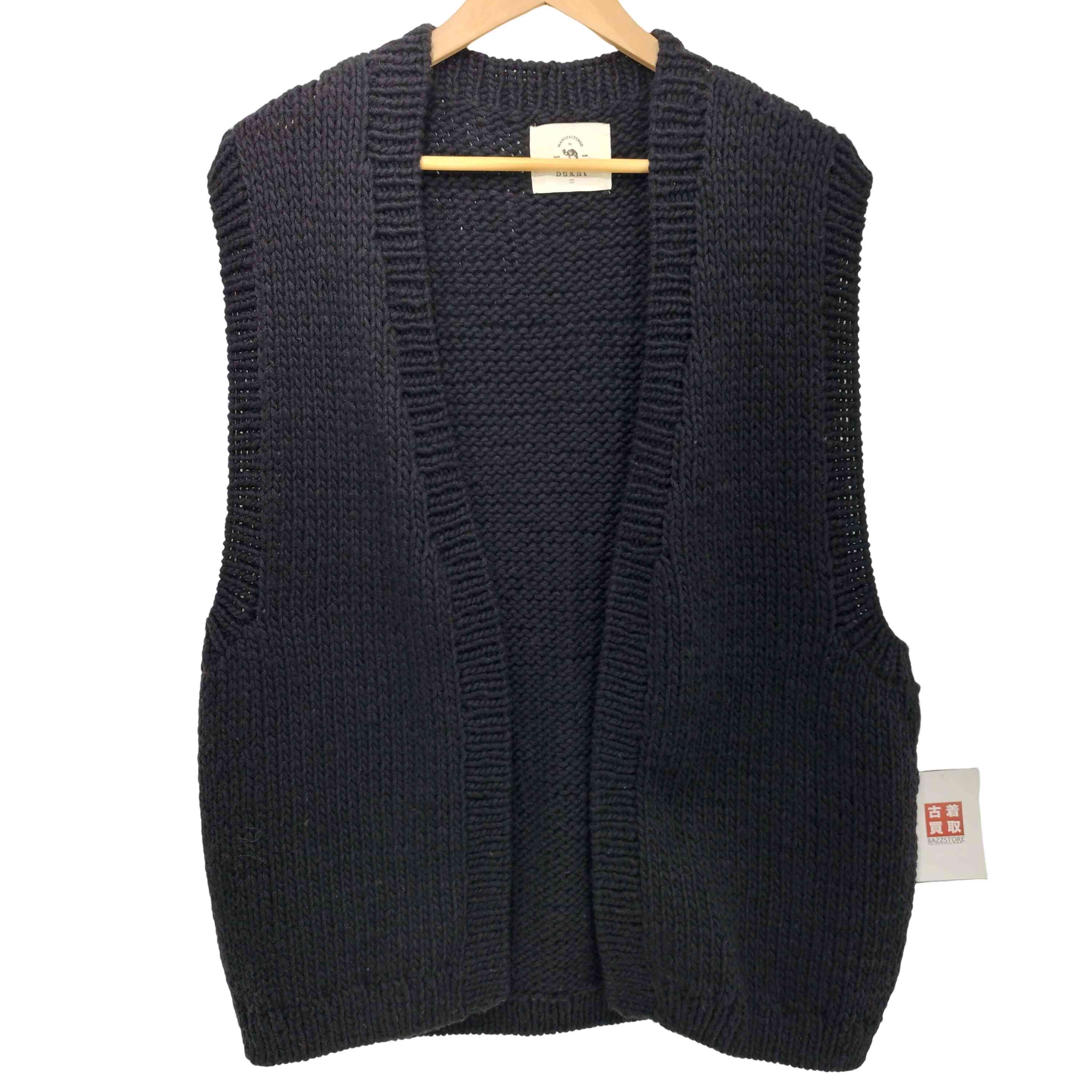 【中古】ブフト bukht Peruvian Hand-knit Buttonless Vest ハンドニット ボタンレスベスト メンズ FREE