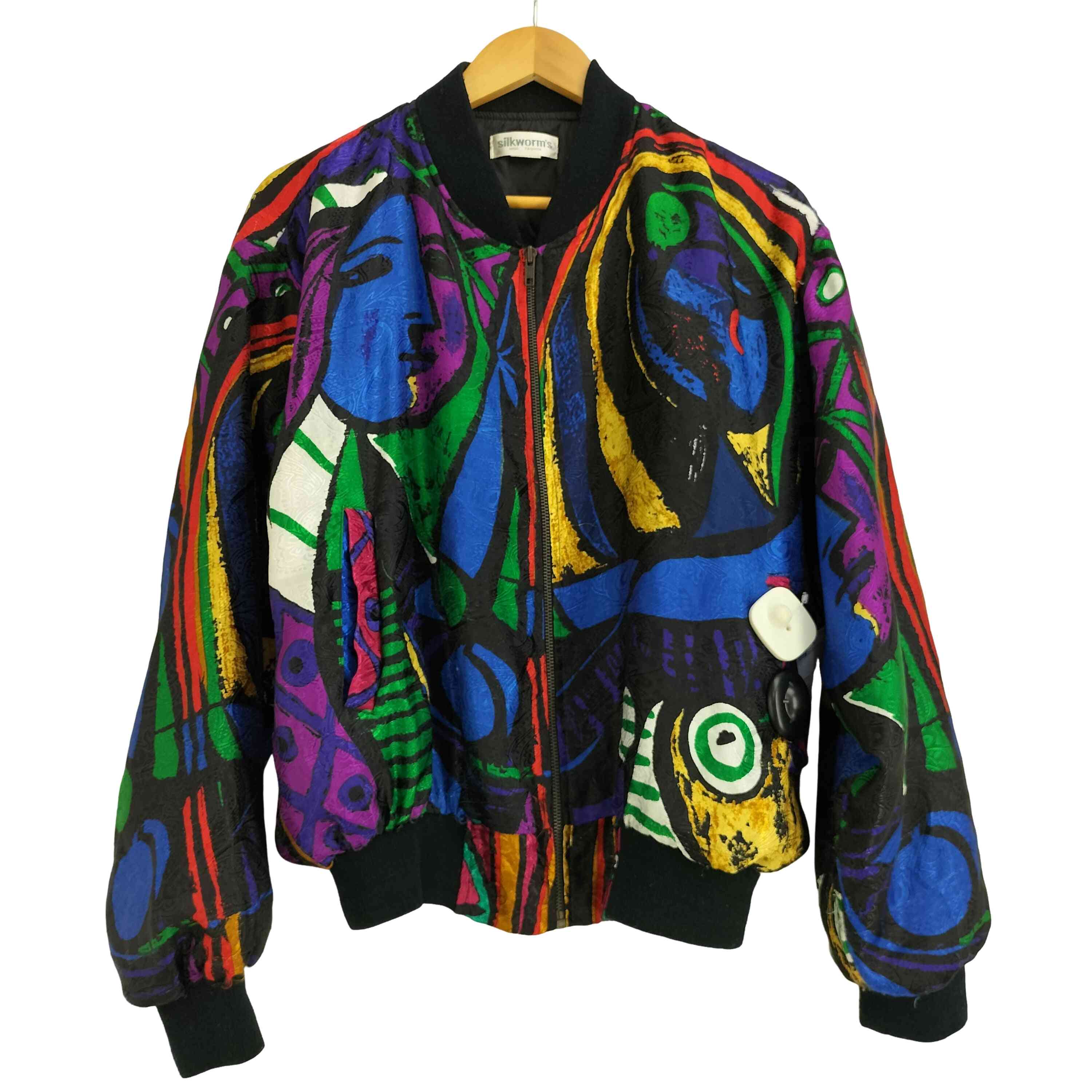 楽天市場】DEADSTOCK Goouch Silk Blouson 総柄 / グーチ ブルゾン