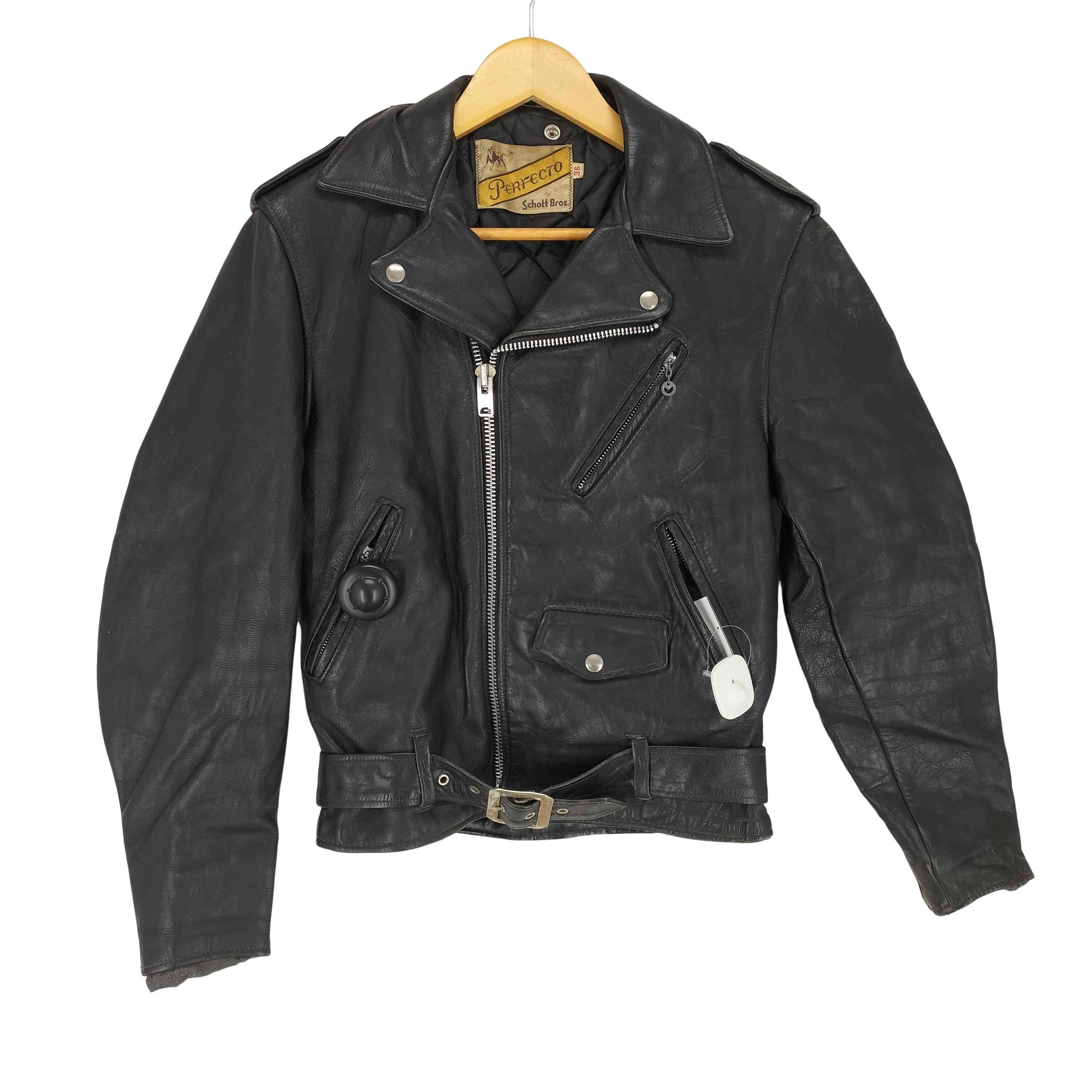 パーフェクト バイ ショット ダブルライダースジャケット サイズ40 中古・古着通販】PERFECTO by Schott (パーフェクト バイ