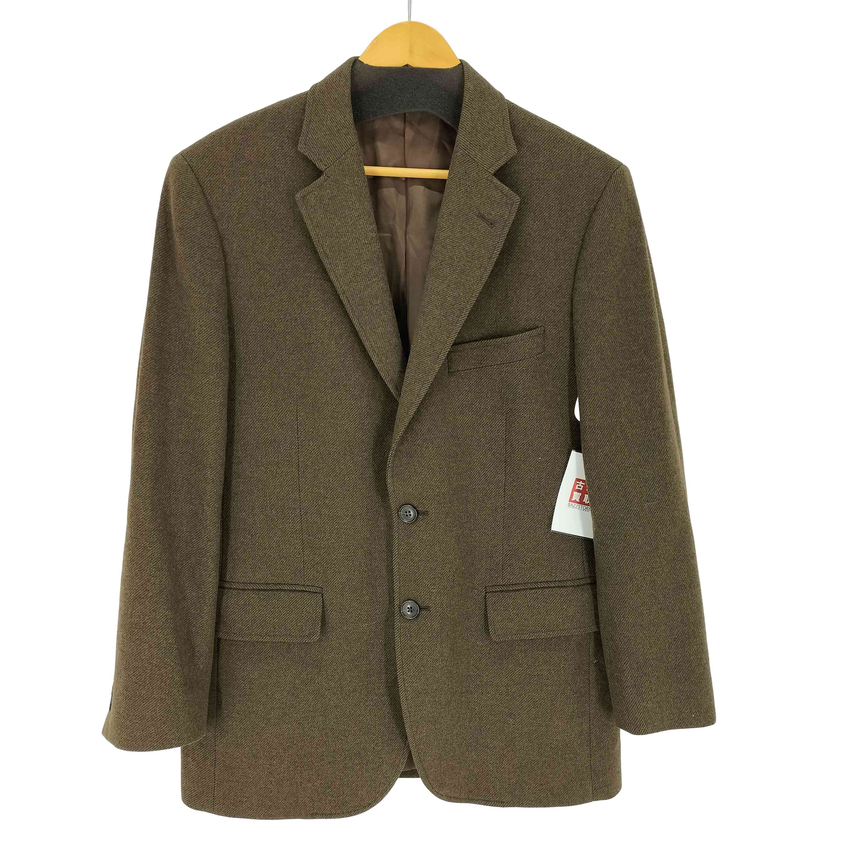【中古】ブルックスブラザーズ BROOKS BROTHERS FABRIC BY MOON カシミール混 2B テーラードジャケット メンズ  38S