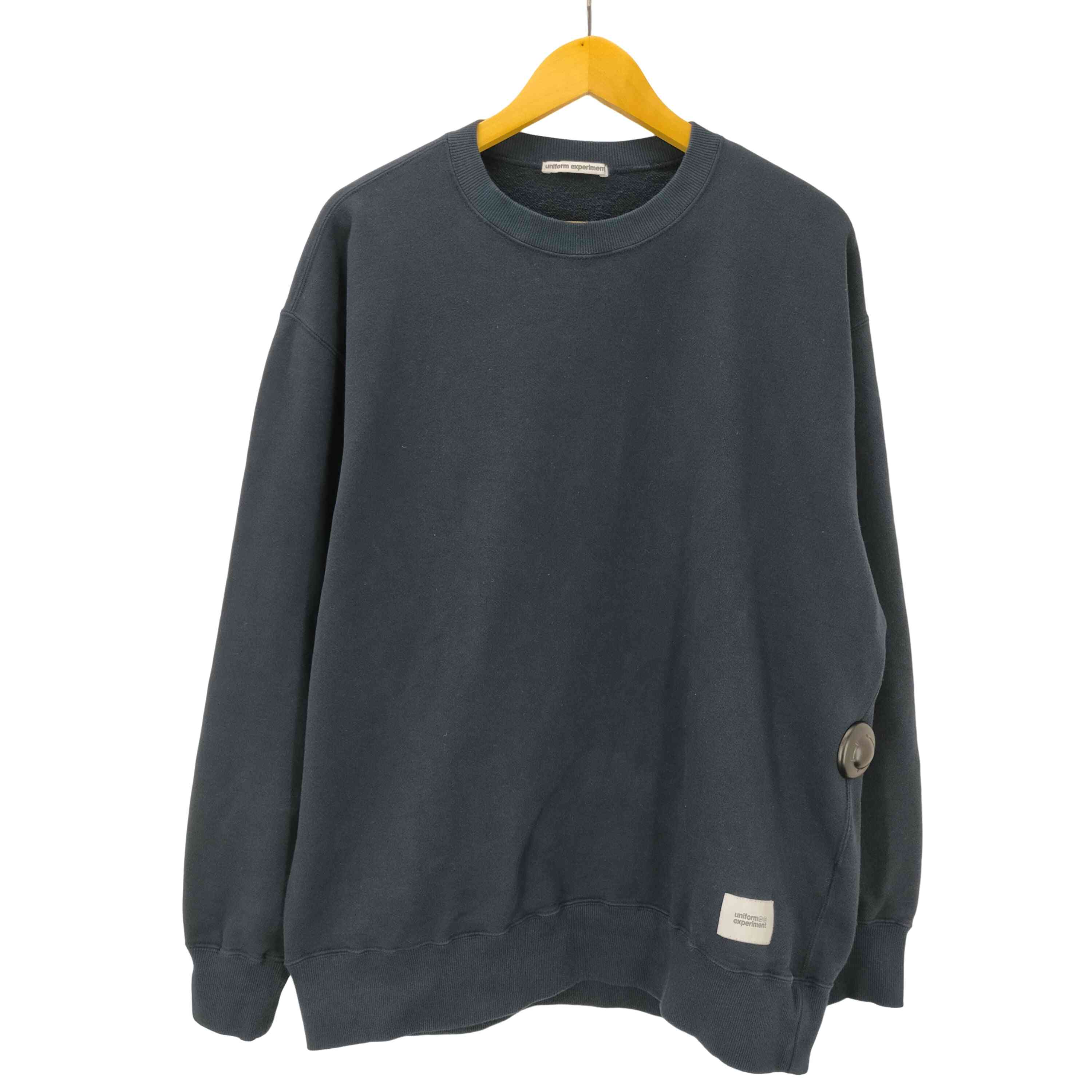 【中古】ユニフォームエクスペリメント uniform experiment 26SS LOOSE SWEATSHIRT 濫りがわしい 流汗 プルオーバー 調教師 メンズ JPN：3