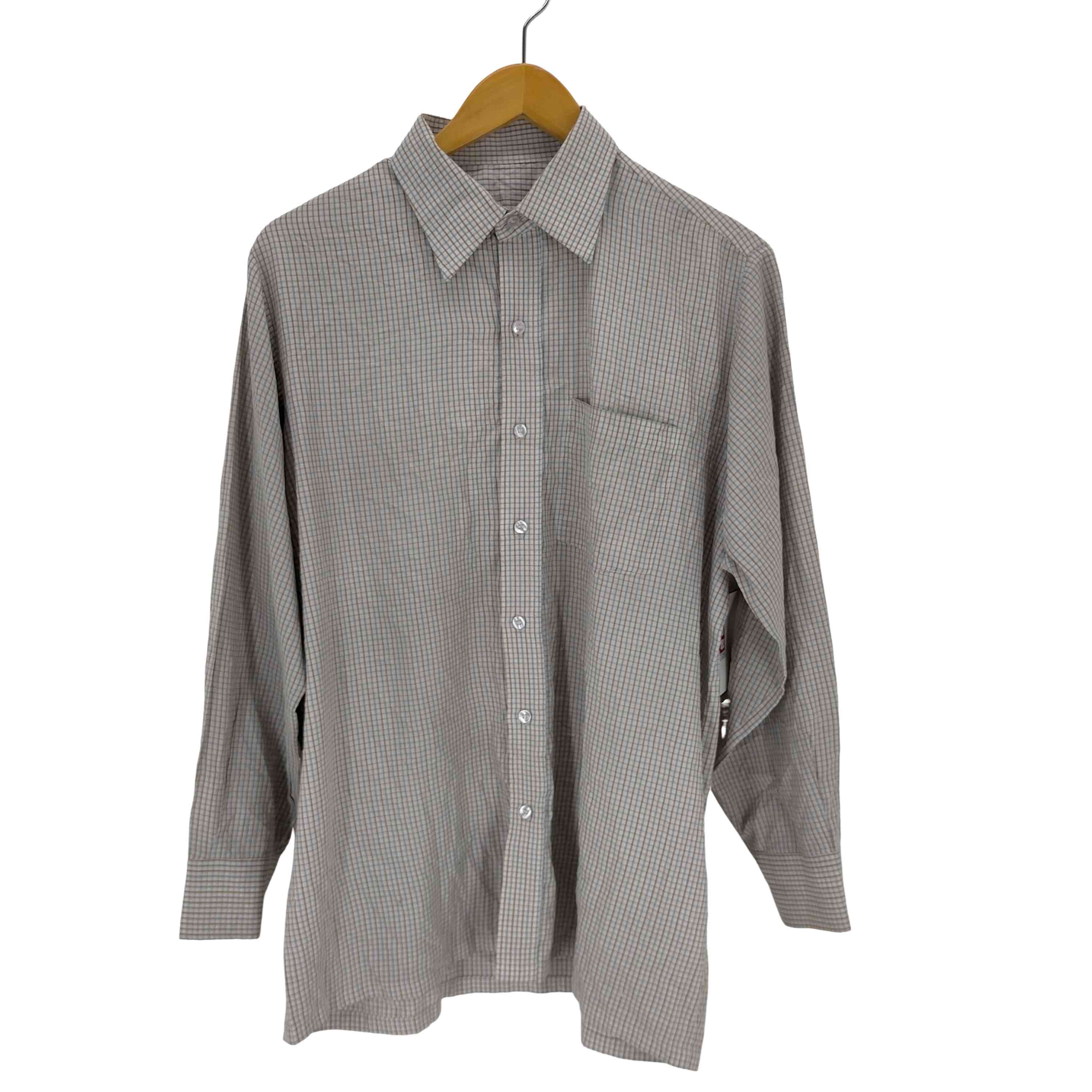 楽天市場】古着 70'S CASCADE オンブレチェック オープンカラー ウール