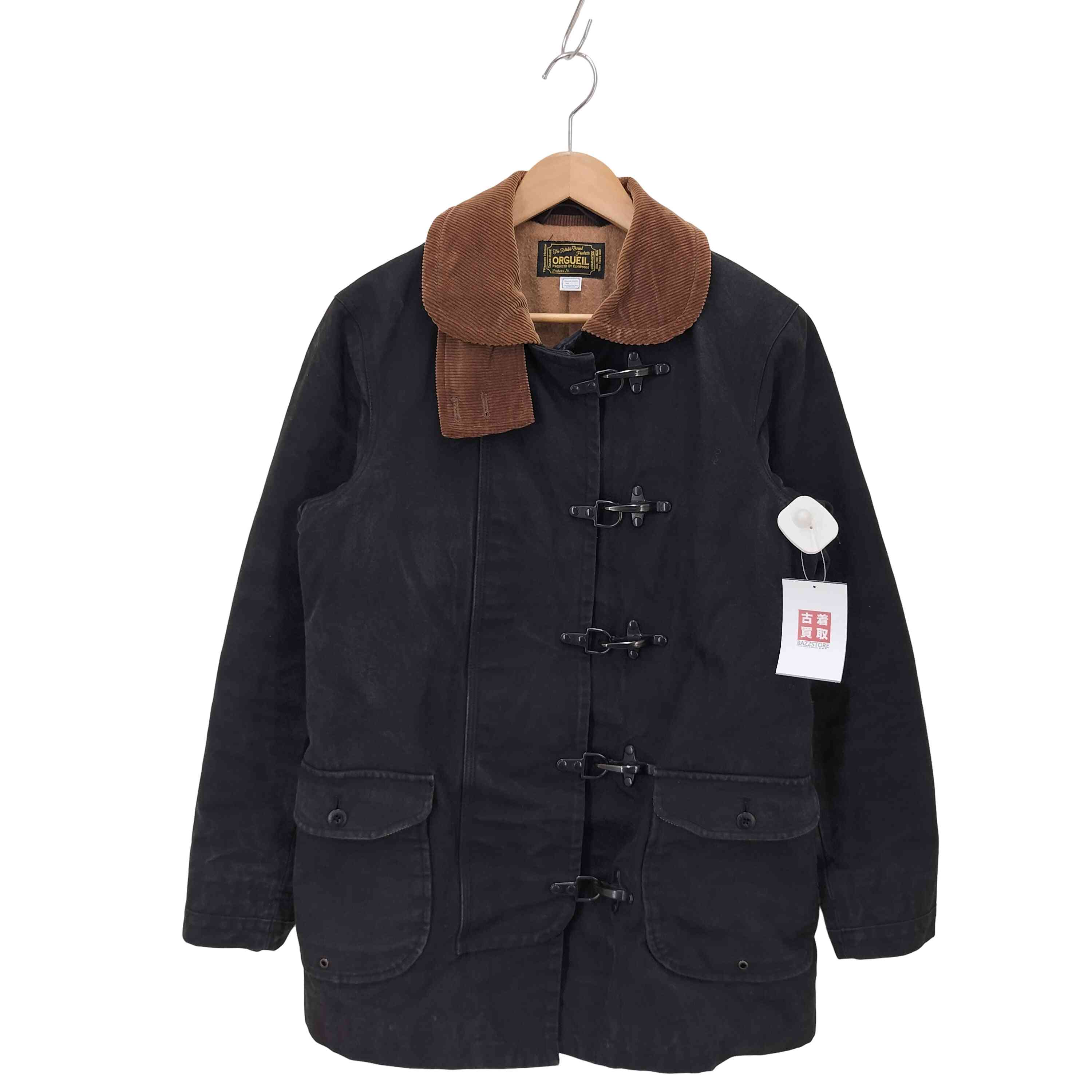 【中古】オルゲイユ ORGUEIL FIREMAN JACKET パラフィン油産業 火消し役 上衣 メンズ  38