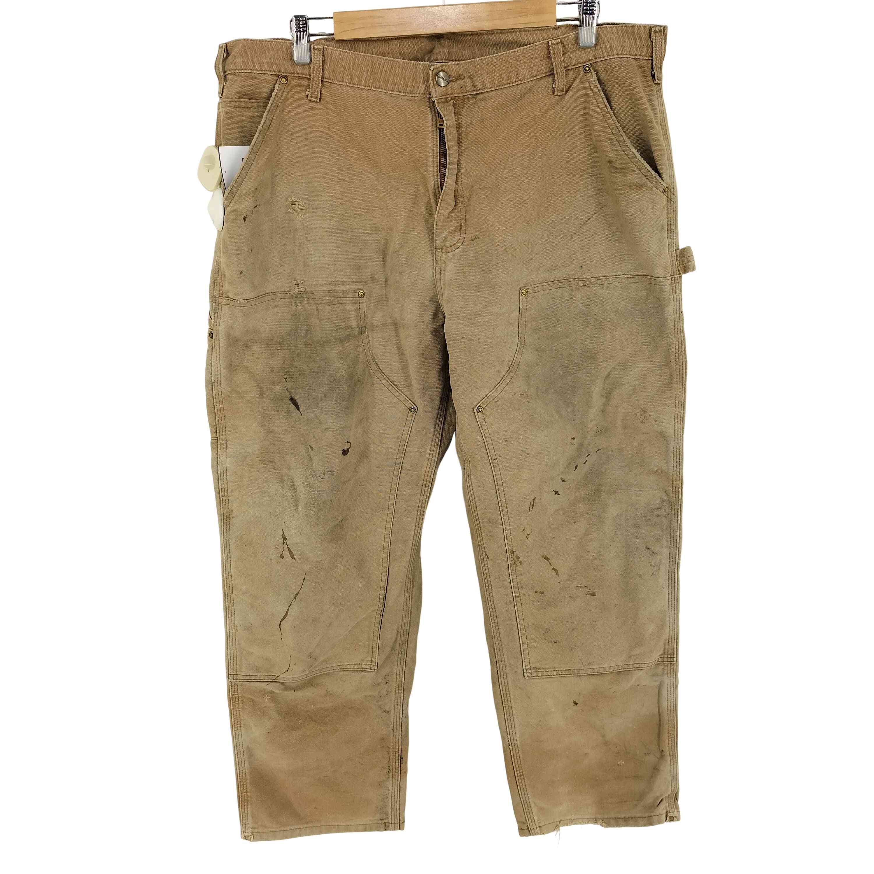 楽天市場】【中古】 Carhartt | カーハート ダブルニー パンツ B136DKB