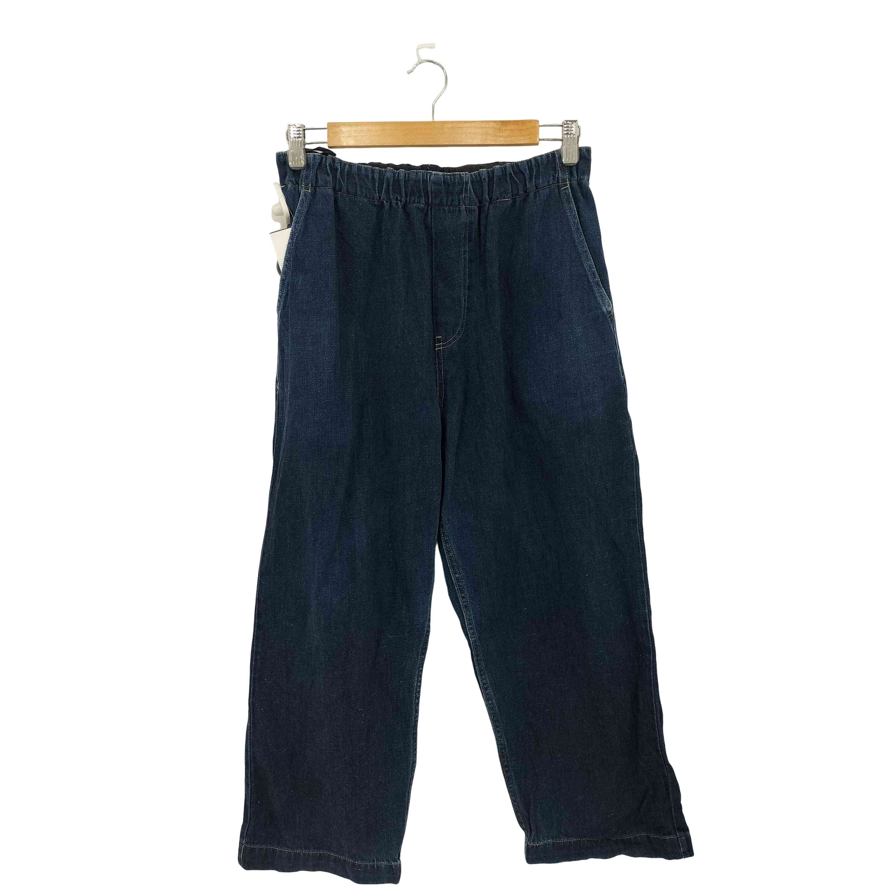 【中古】ネストローブ nest Robe UPCYCLELINO BASIC デニムワイドパンツ メンズ JPN：1