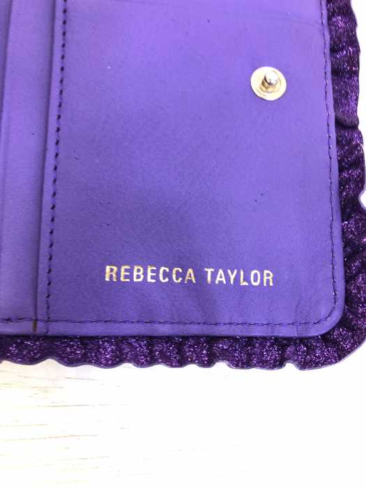 楽天市場 Rebecca Taylor レベッカテイラー 二つ折り財布 レディース 紫系 がま口 二つ折り財布 中古 ブランド古着バズストアbazzstore 2703 Bazzstore ブランド古着バズストア
