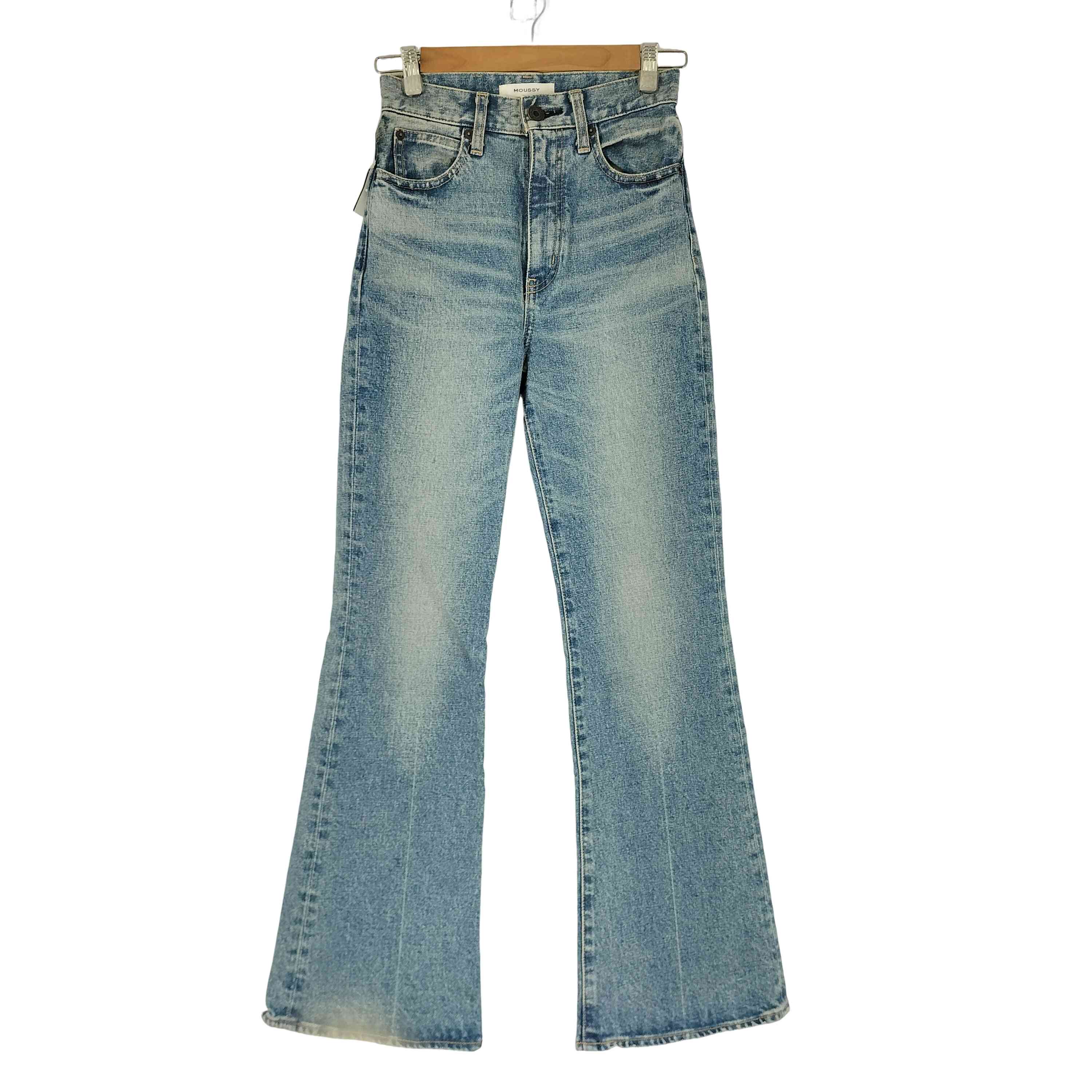 楽天市場】【中古】moussy MVS FLARE フレアデニムパンツ