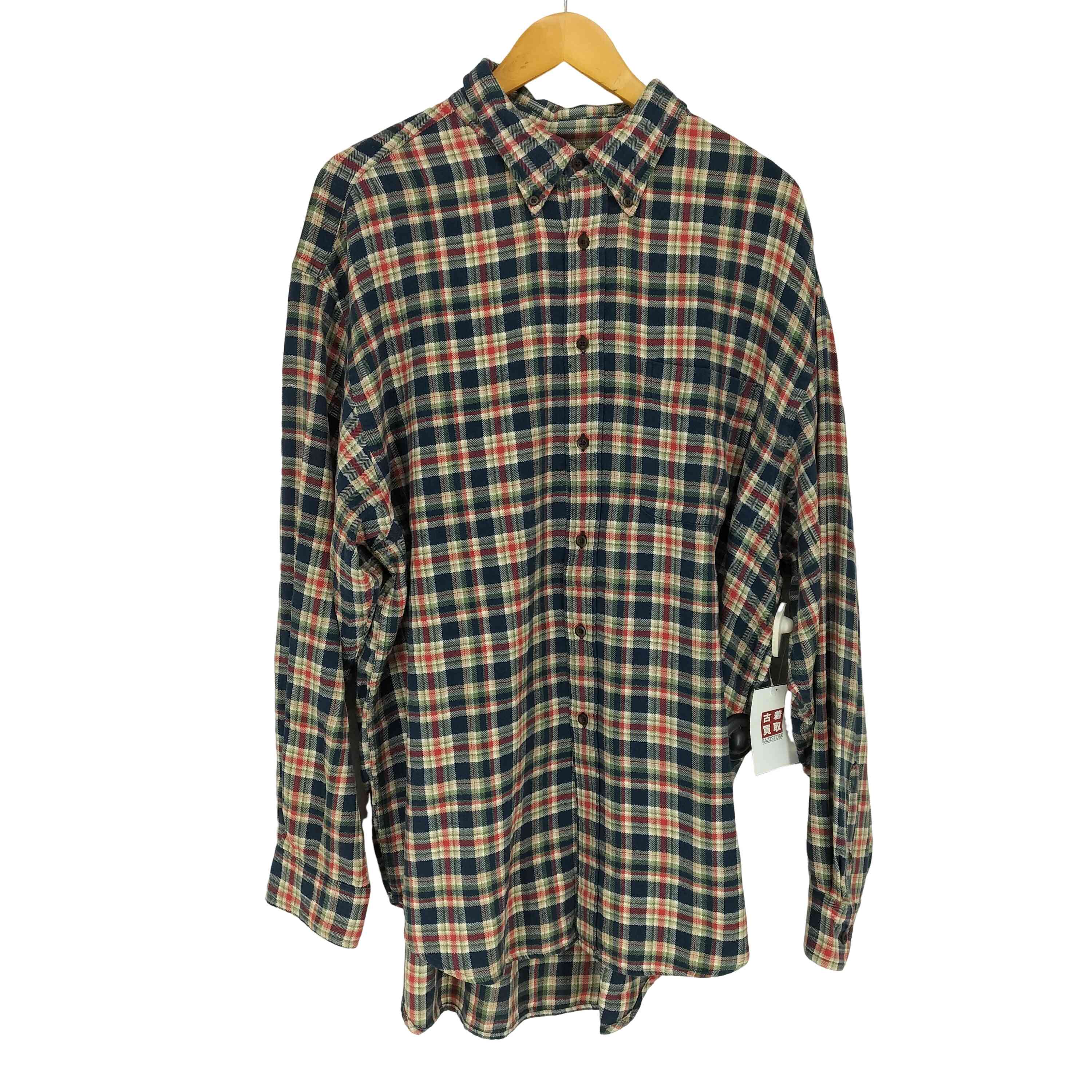 【中古】ギャップ Gap 90S チェックネルシャツ メンズ XL