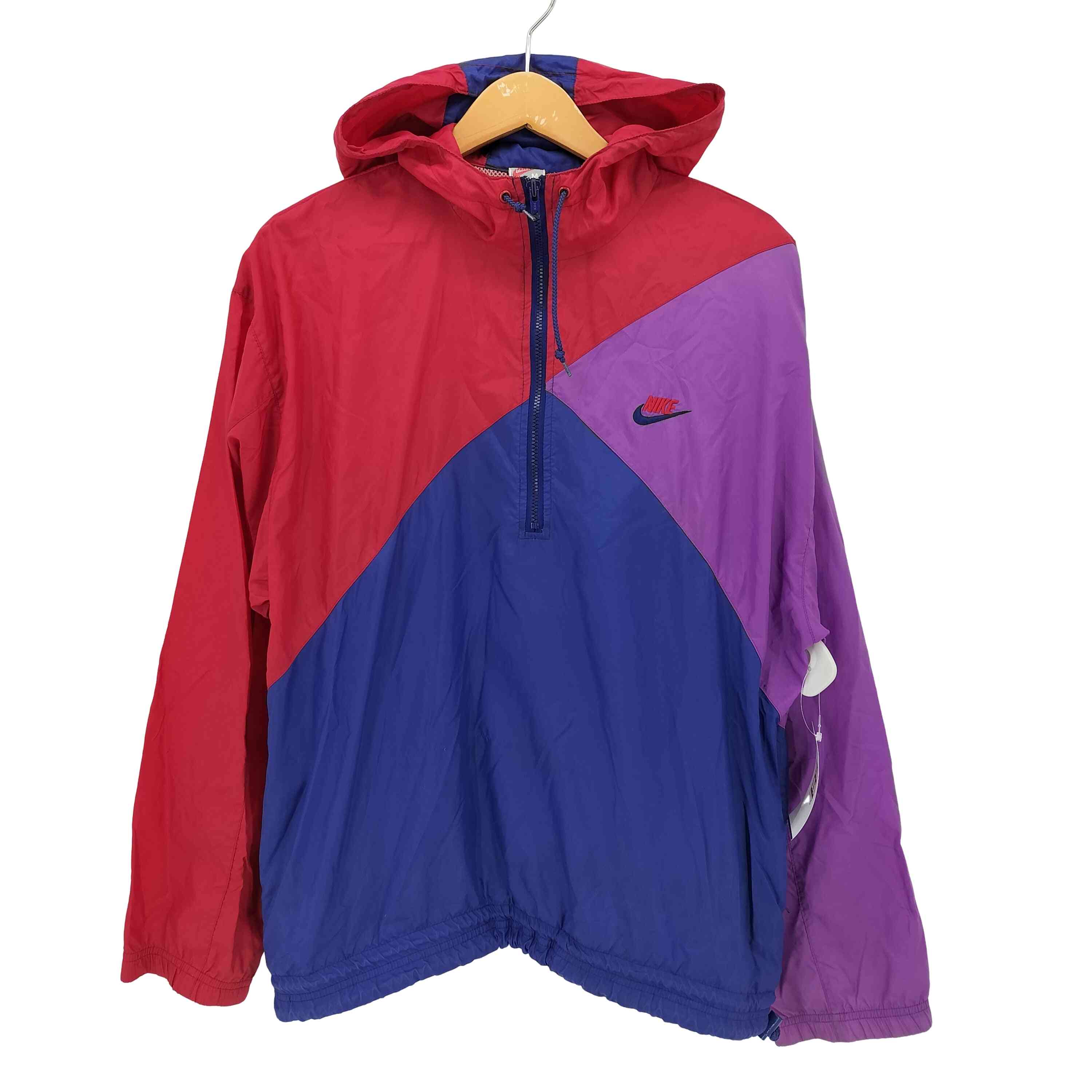 楽天市場】NIKE 90s HALF ZIP NYLON PULLOVER Size-L ナイキ ハーフ