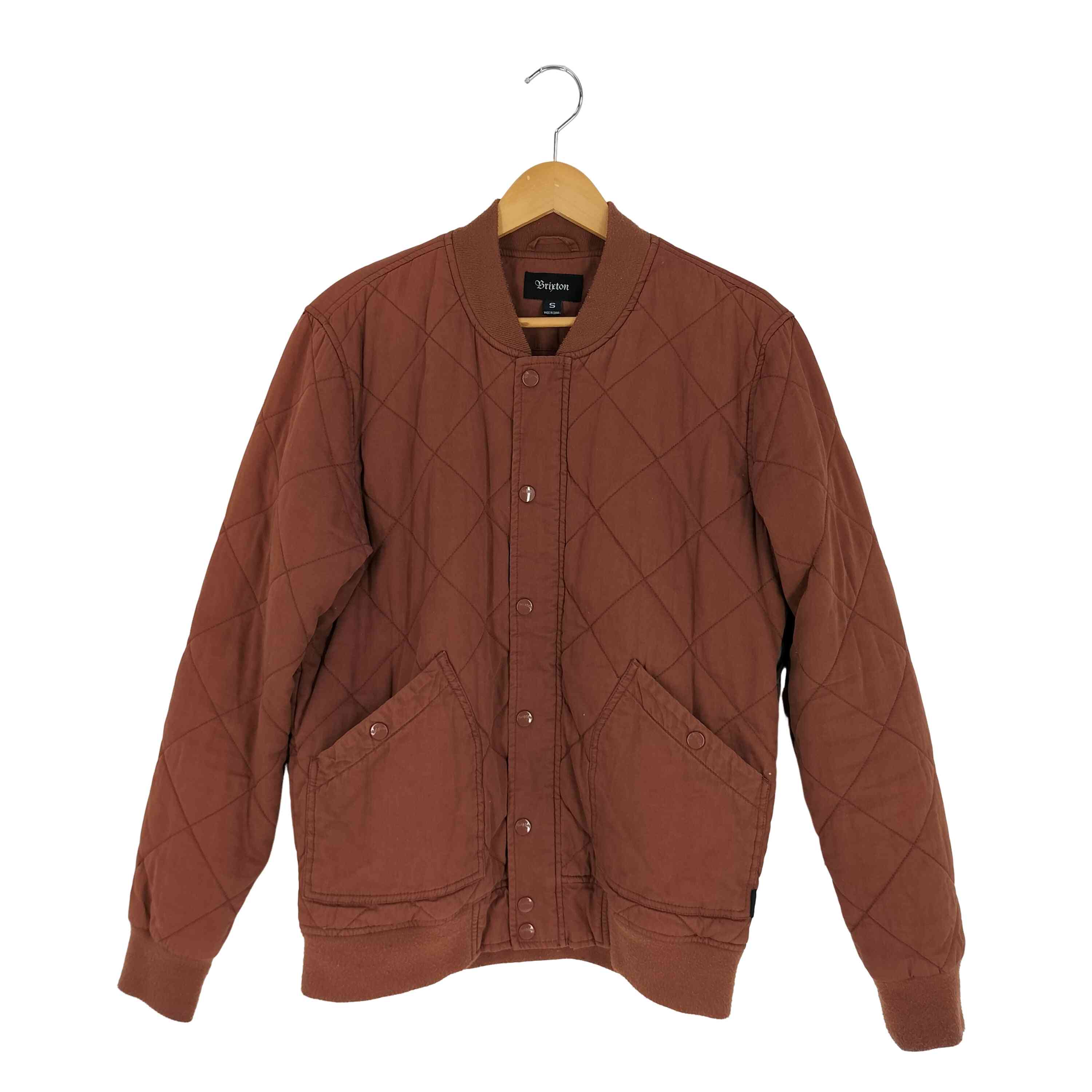 【中古】ブリクストン Brixton 中綿 キルティングジャケット メンズ import：S