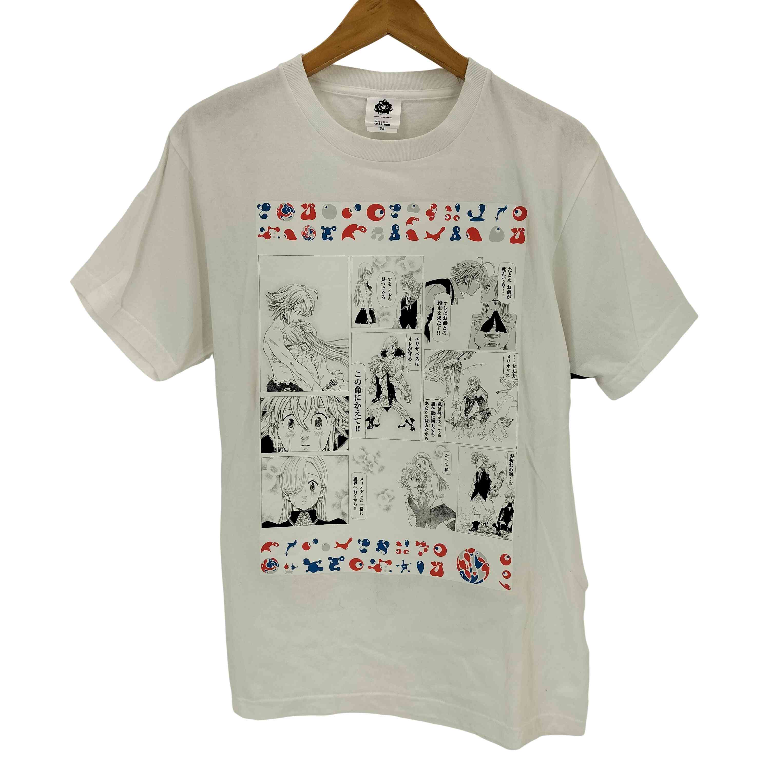 【中古】ユーズドフルギ USED古着 キャラクタープリント クルーネックTシャツ メンズ M｜BAZZSTORE ブランド古着バズストア